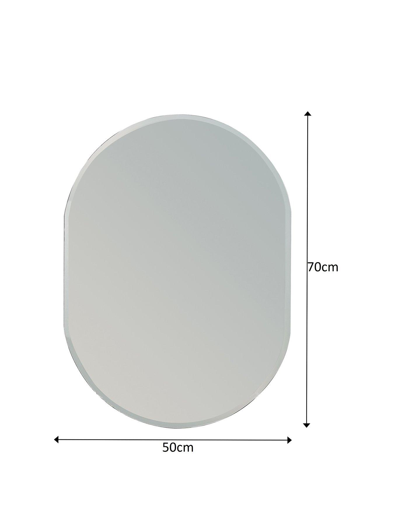 Image 2 of 3 of Showerdrape Lincoln Large Oval Mirror 70 X 50cm