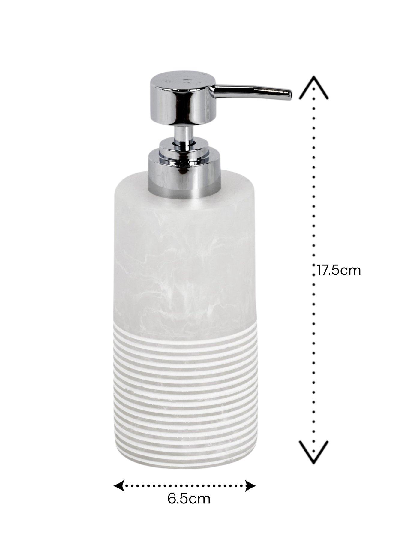 Image 3 of 4 of Showerdrape Bianco White Onyx Liquid Soap Dispenser