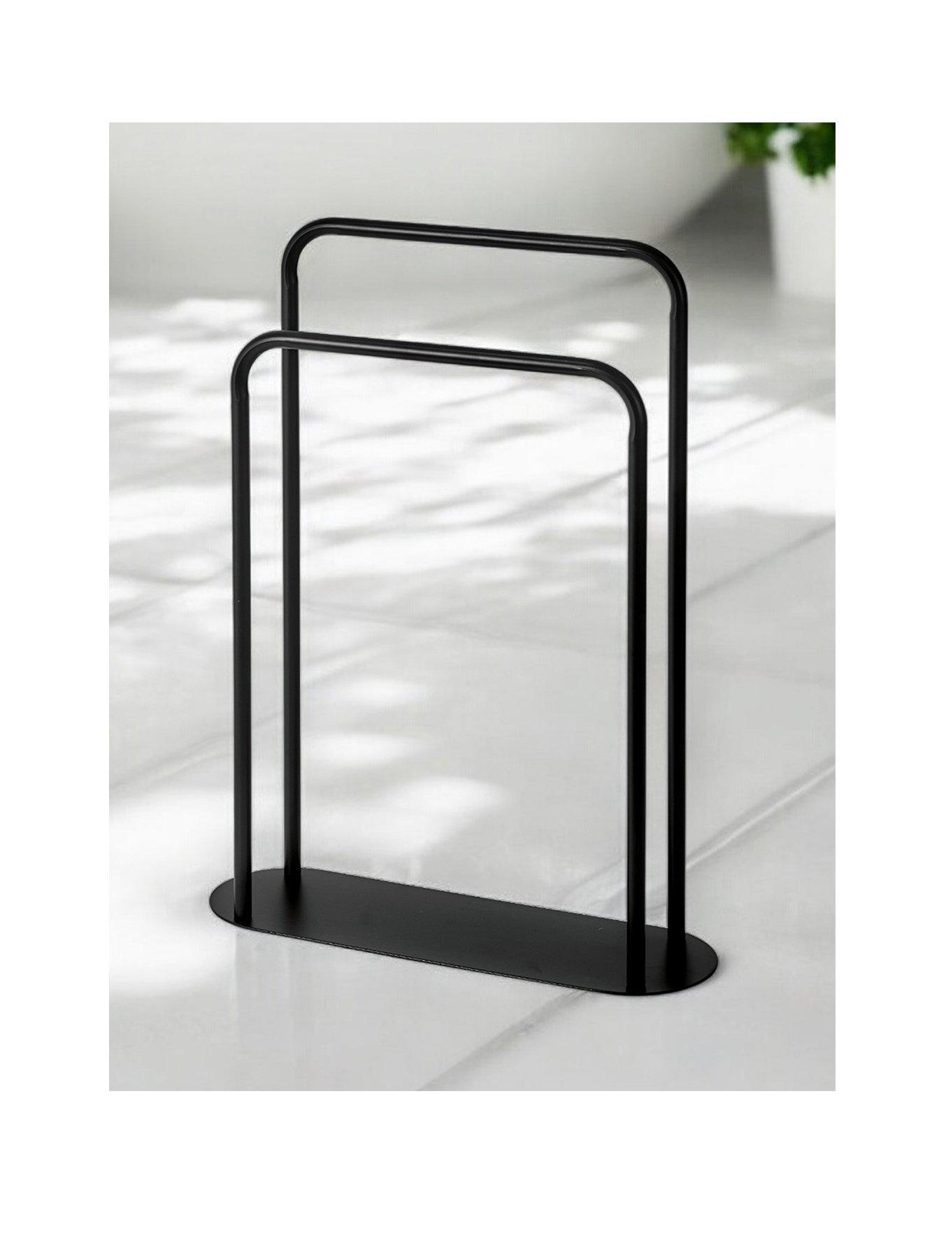 Showerdrape Aspen Towel Stand Black