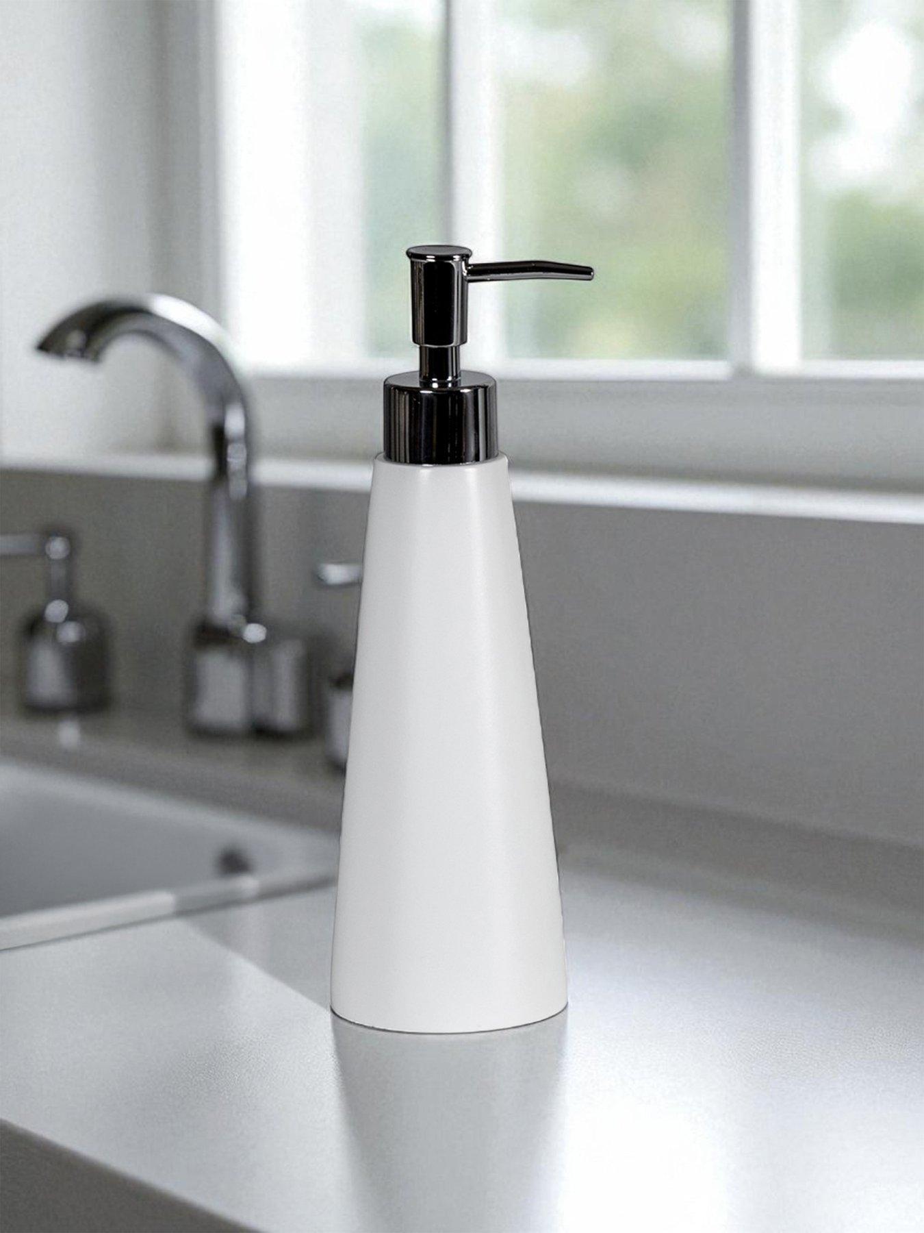 Showerdrape Alto White Liquid Soap Dispenser