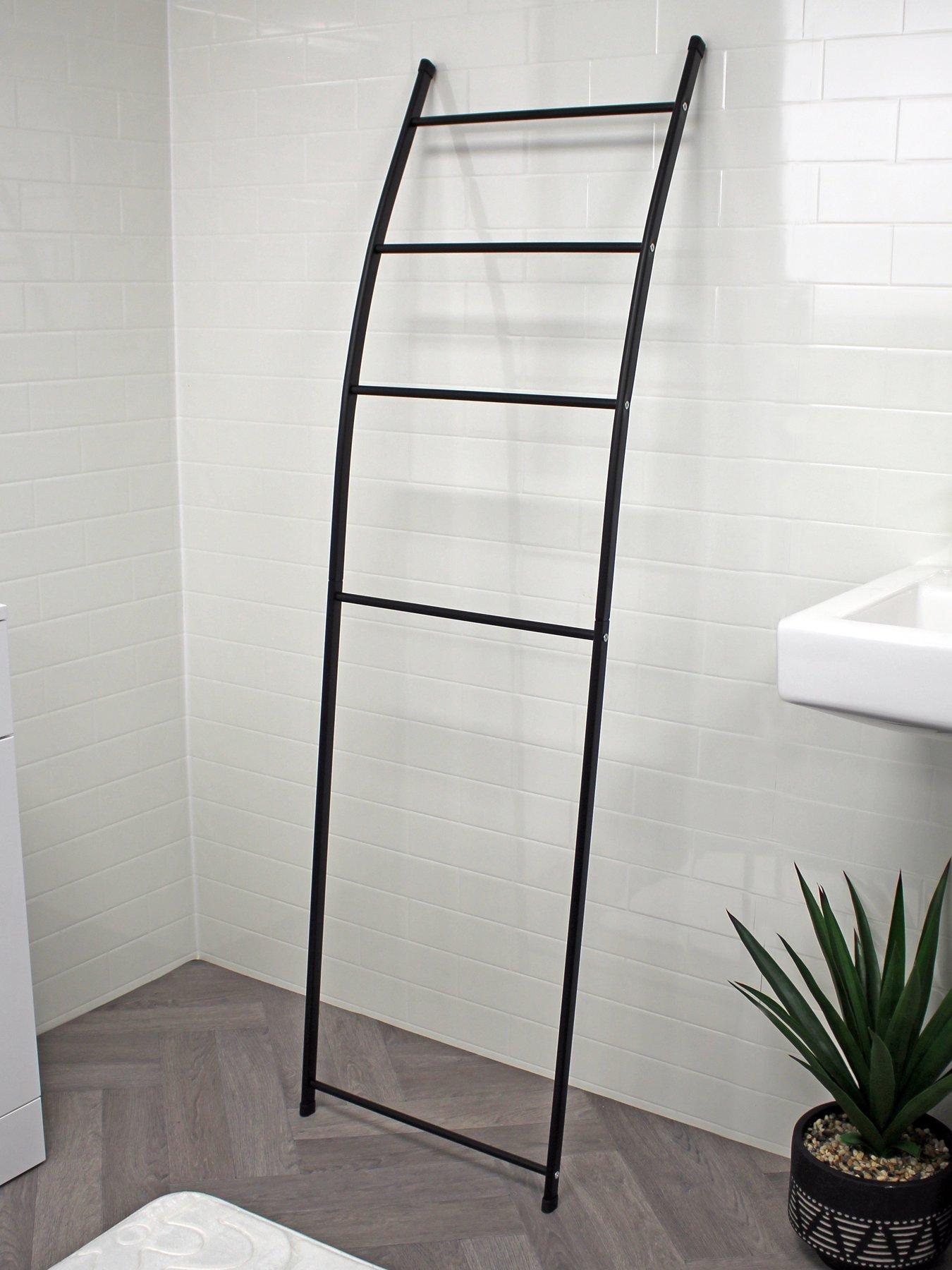 showerdrape-apex-towel-ladder-black