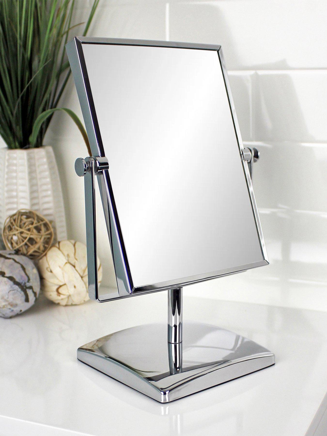 Image 1 of 3 of Showerdrape Teris 3x Magnifying Chrome Makeup Vanity Mirror