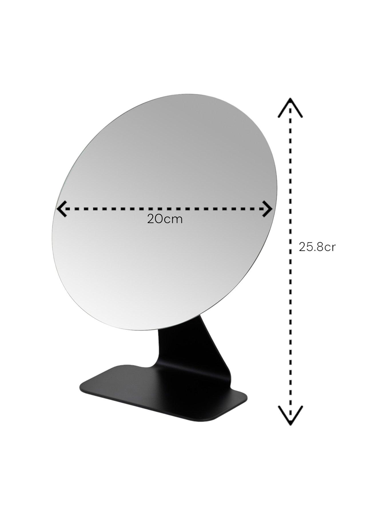 Image 2 of 3 of Showerdrape Corus Black Cosmetic Make up Vanity Mirror