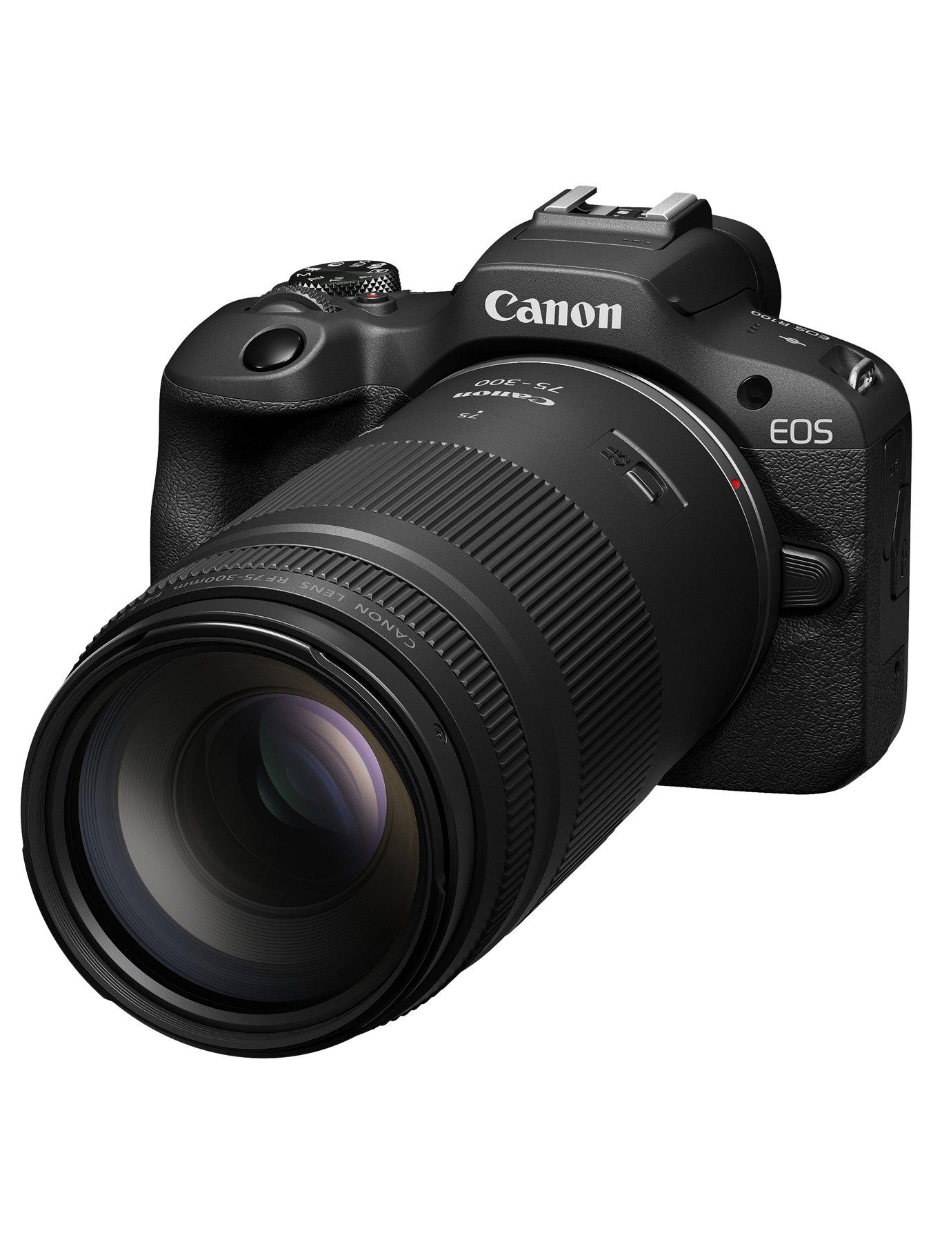 Canon RF 75-300mm F4-5.6 Telephoto Zoom Lens - Black | Littlewoods