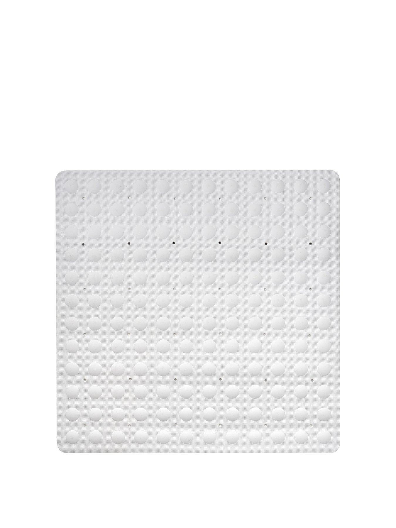 undefined Orbit Shower Mat White