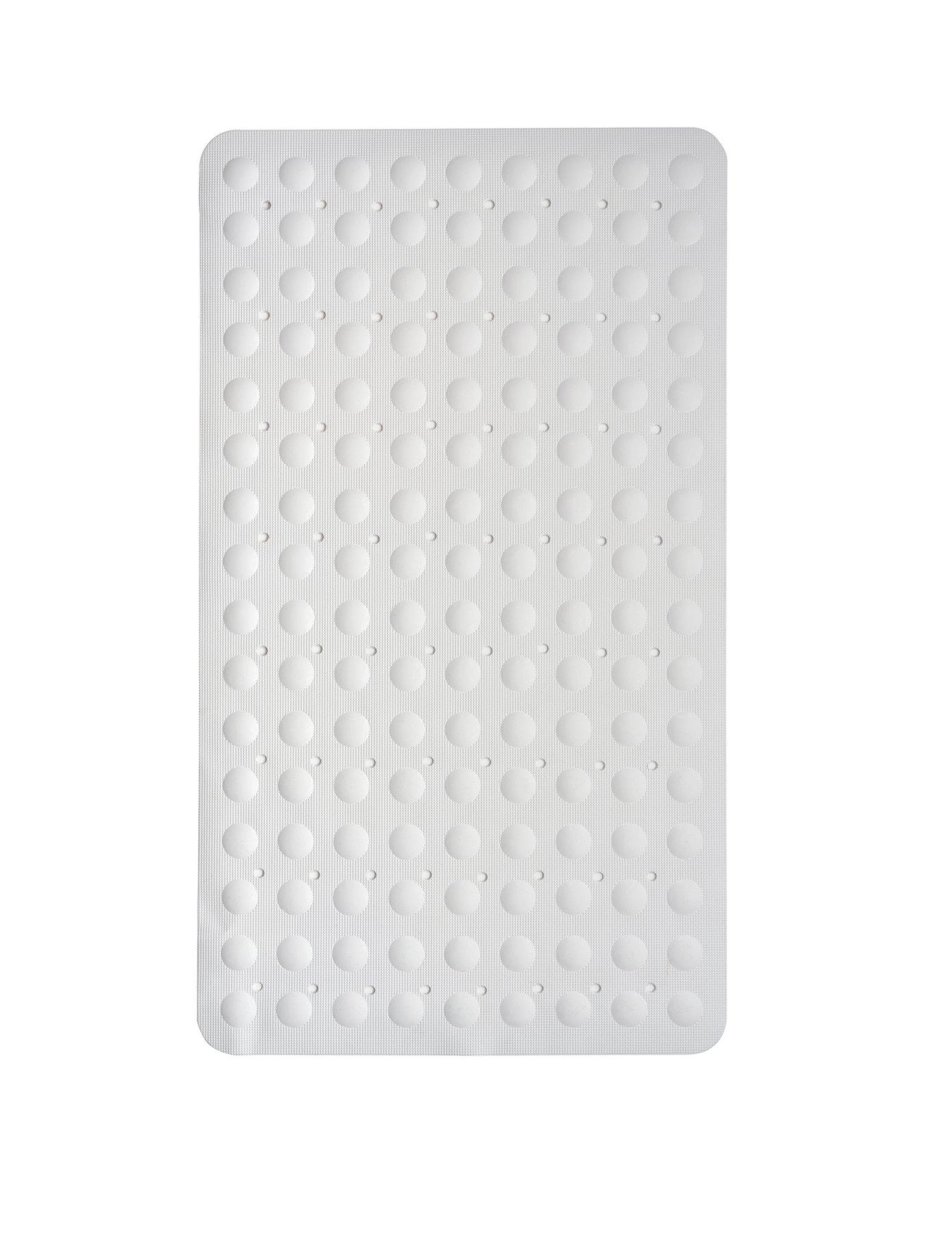 undefined Orbit Bath Mat White
