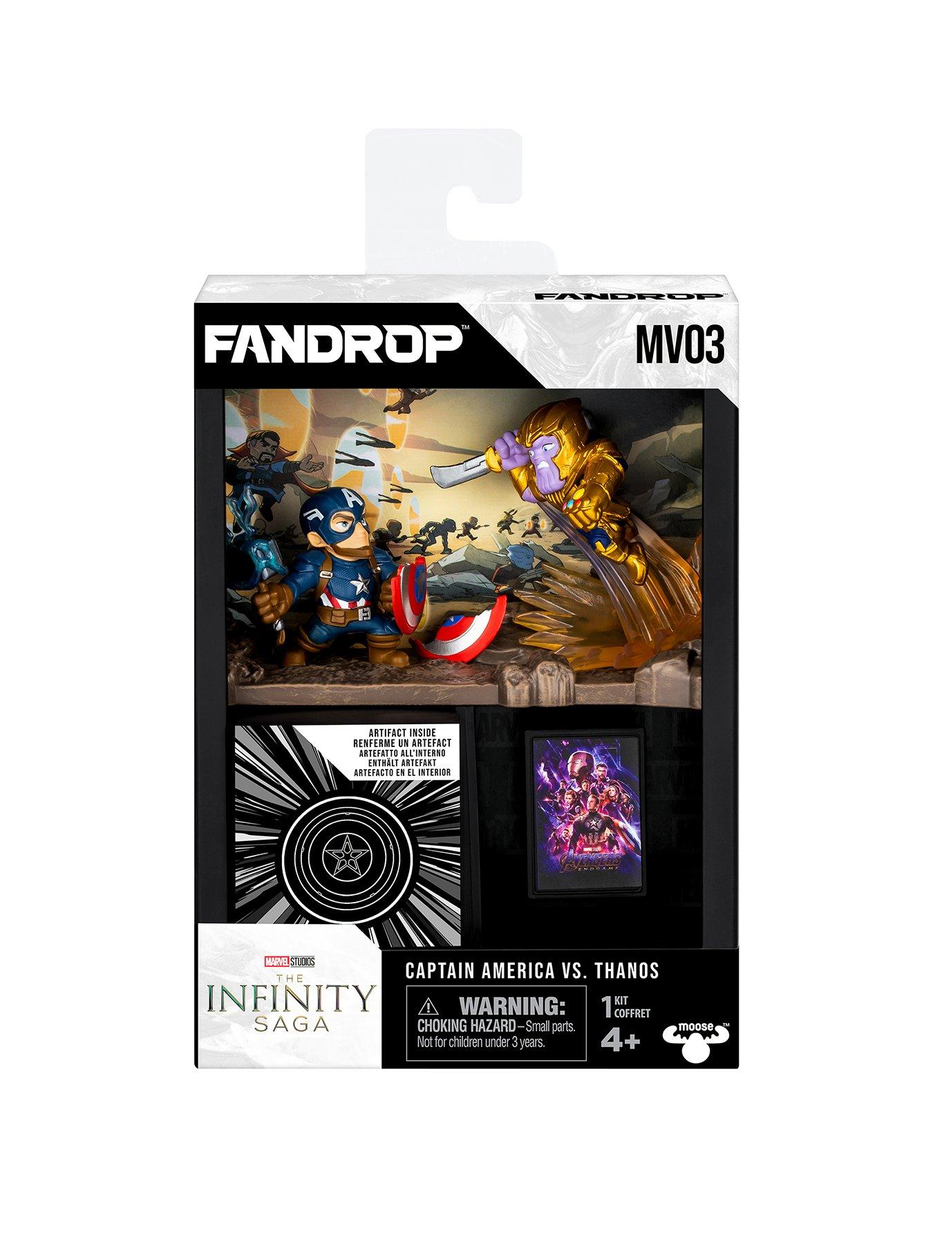  image of fandrop-fandrop-marvel-captain-america-vs-thanos-collectible-action-figures