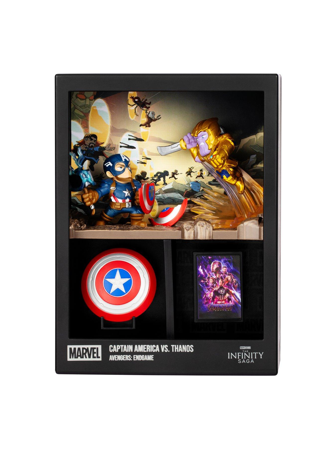  image of fandrop-fandrop-marvel-captain-america-vs-thanos-collectible-action-figures