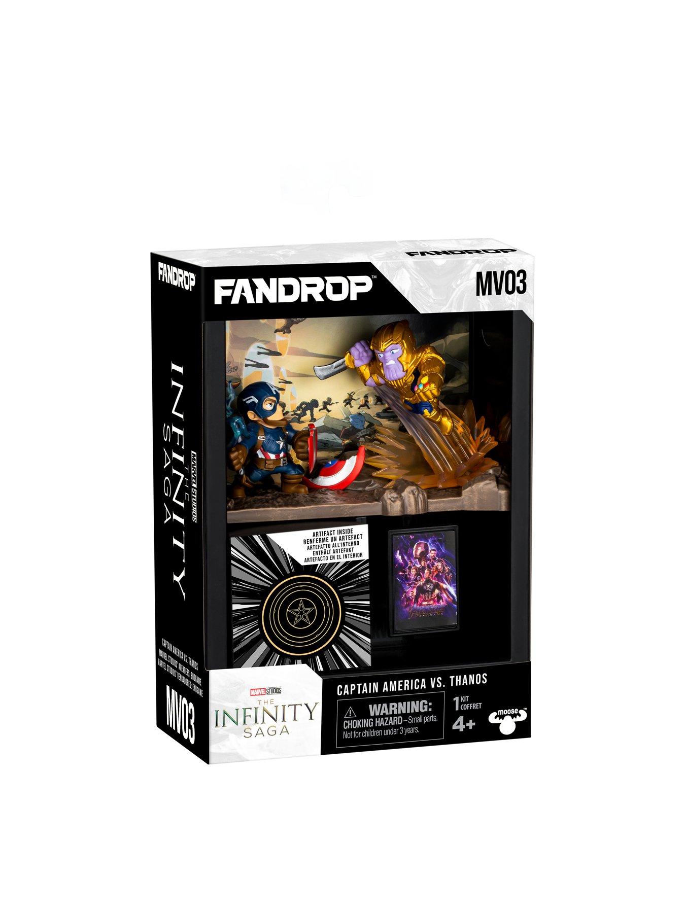  image of fandrop-fandrop-marvel-captain-america-vs-thanos-collectible-action-figures