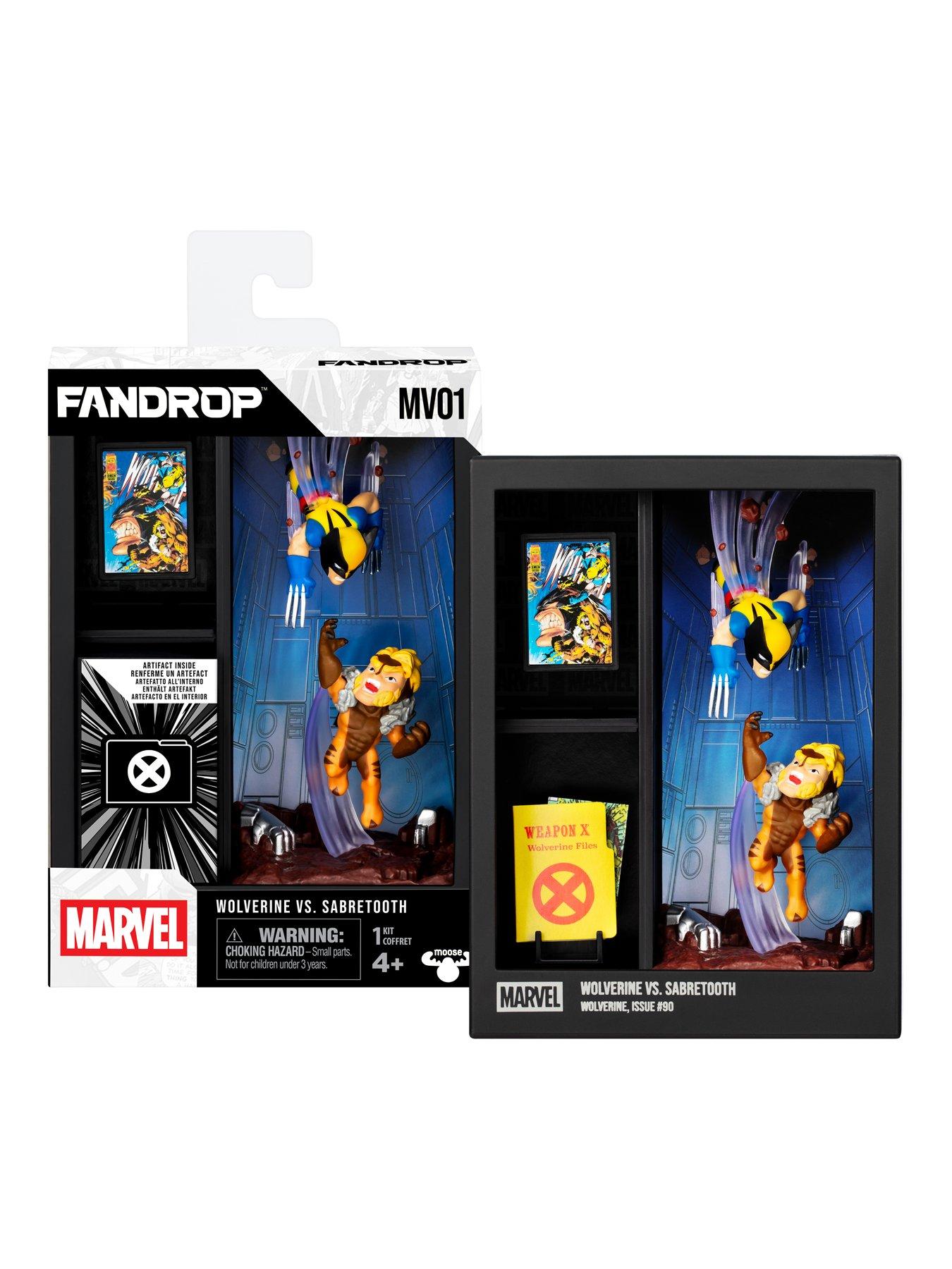 Image 2 of 7 of Fandrop Fandrop Marvel W1 Figure 2Pk Wolverine Vs Sabretooth