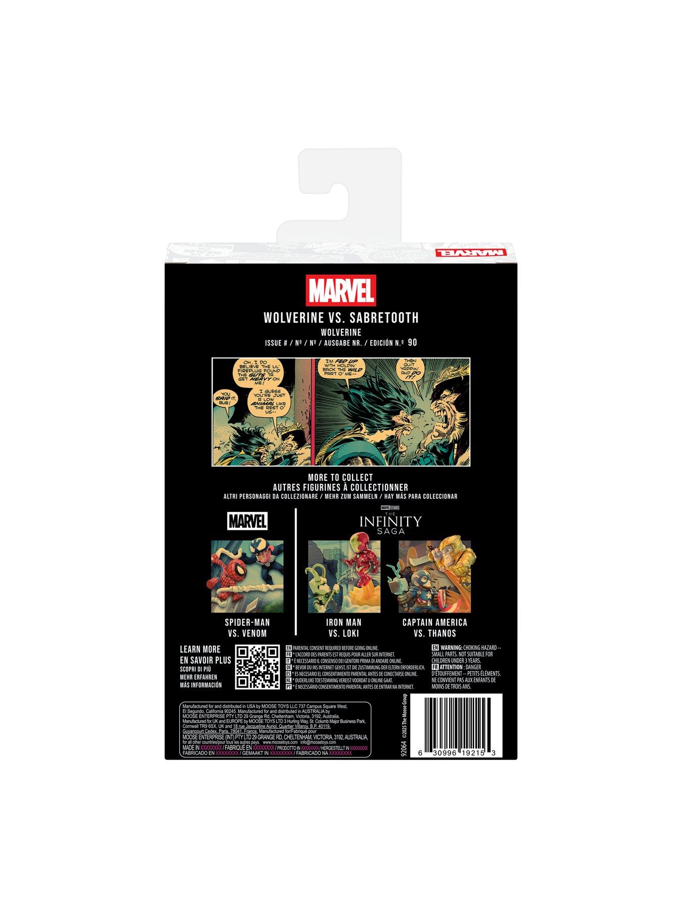Image 7 of 7 of Fandrop Fandrop Marvel W1 Figure 2Pk Wolverine Vs Sabretooth