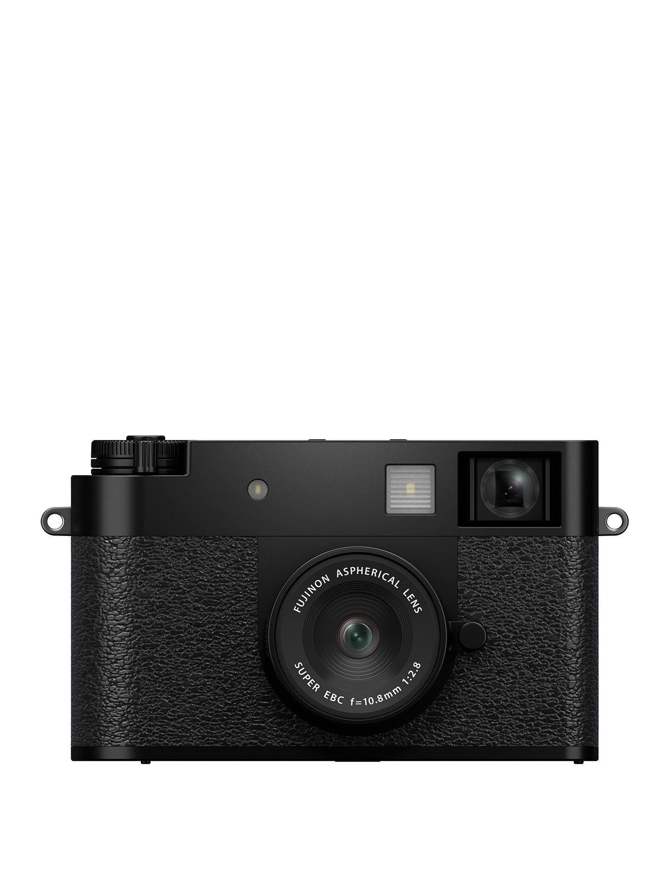 Fujifilm X Half 17MP Premium Fixed Lens Compact Digital Camera - Black