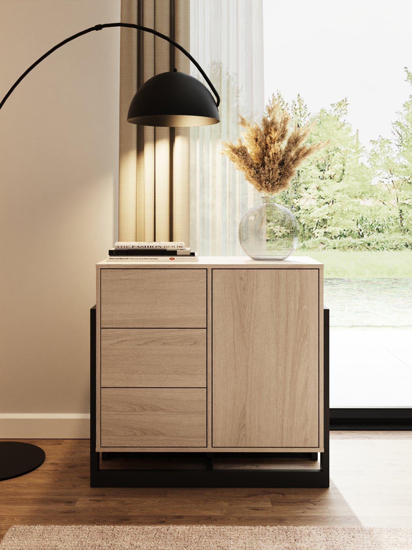 GFW Tait 1 Door 3 Drawer Sideboard