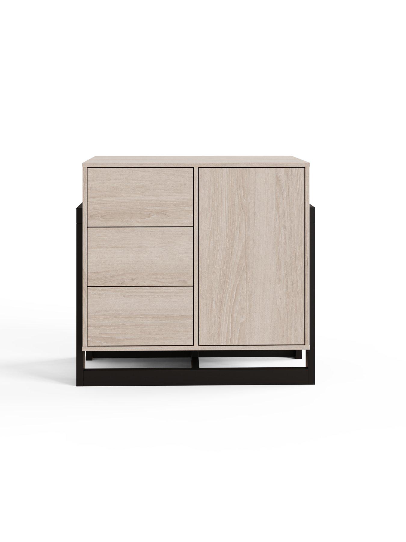 Image 4 of 7 of GFW Tait 1 Door 3 Drawer Sideboard