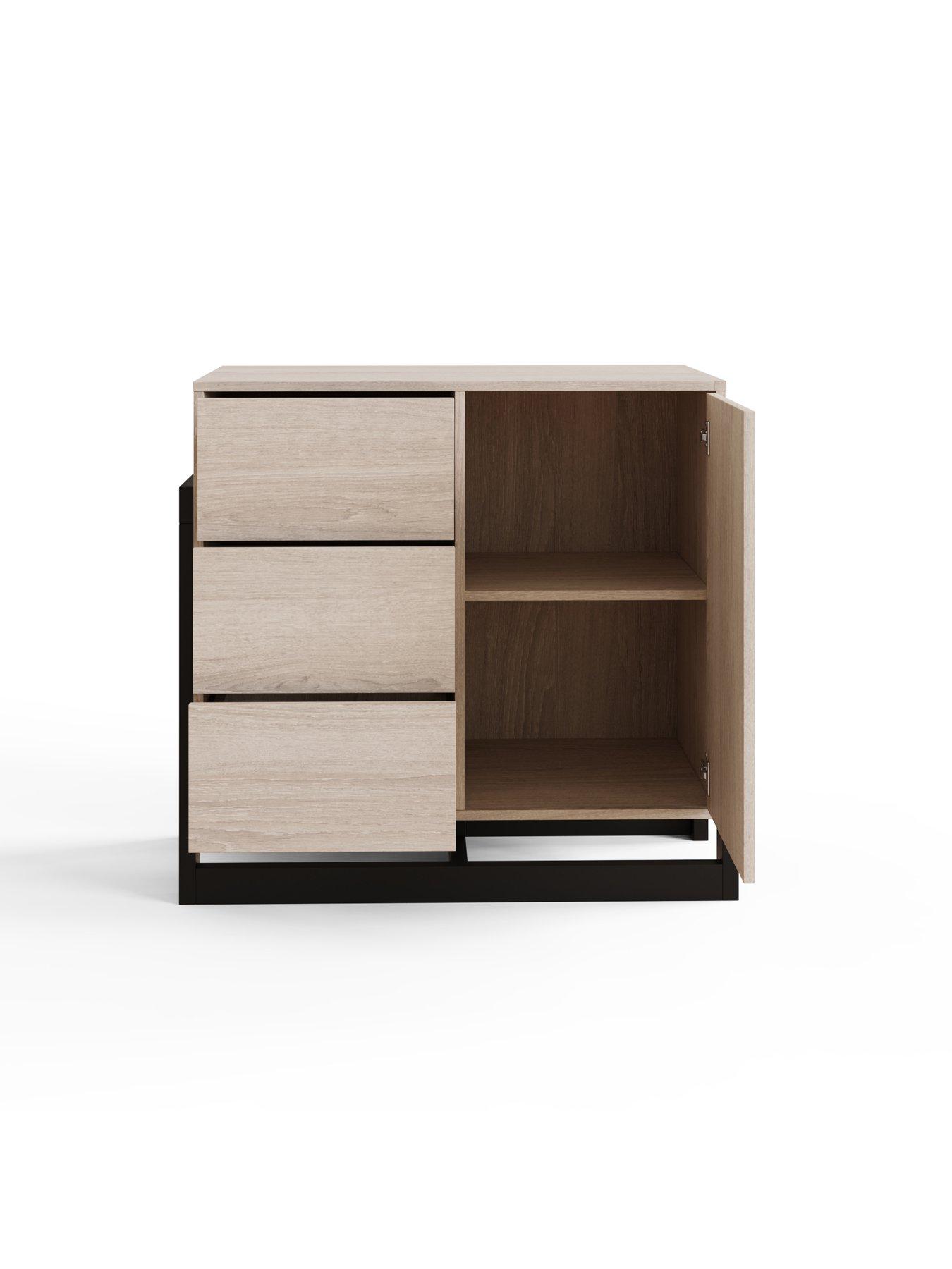 Image 6 of 7 of GFW Tait 1 Door 3 Drawer Sideboard