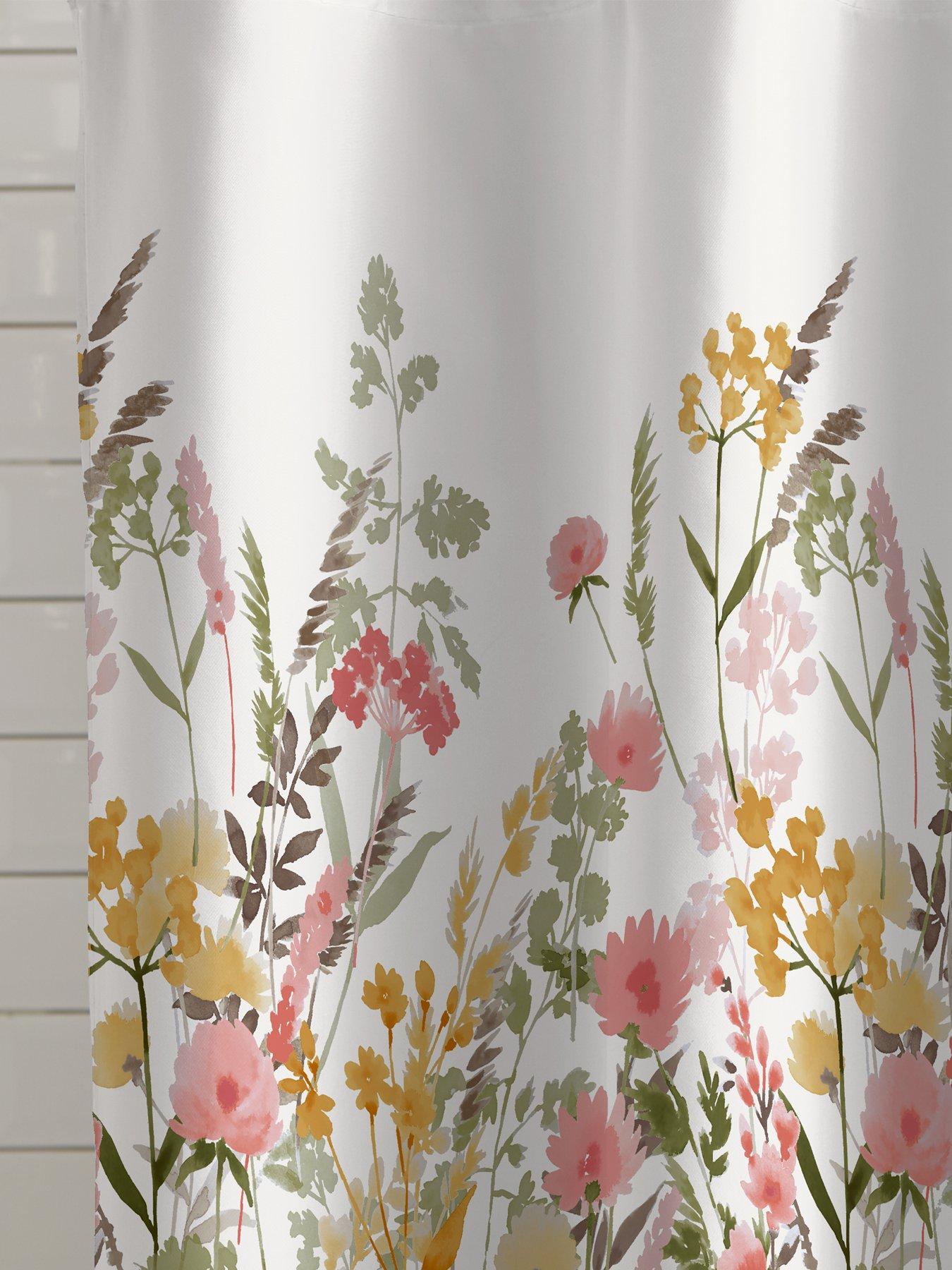 Image 3 of 3 of Catherine Lansfield Countryside Floral Shower Curtain