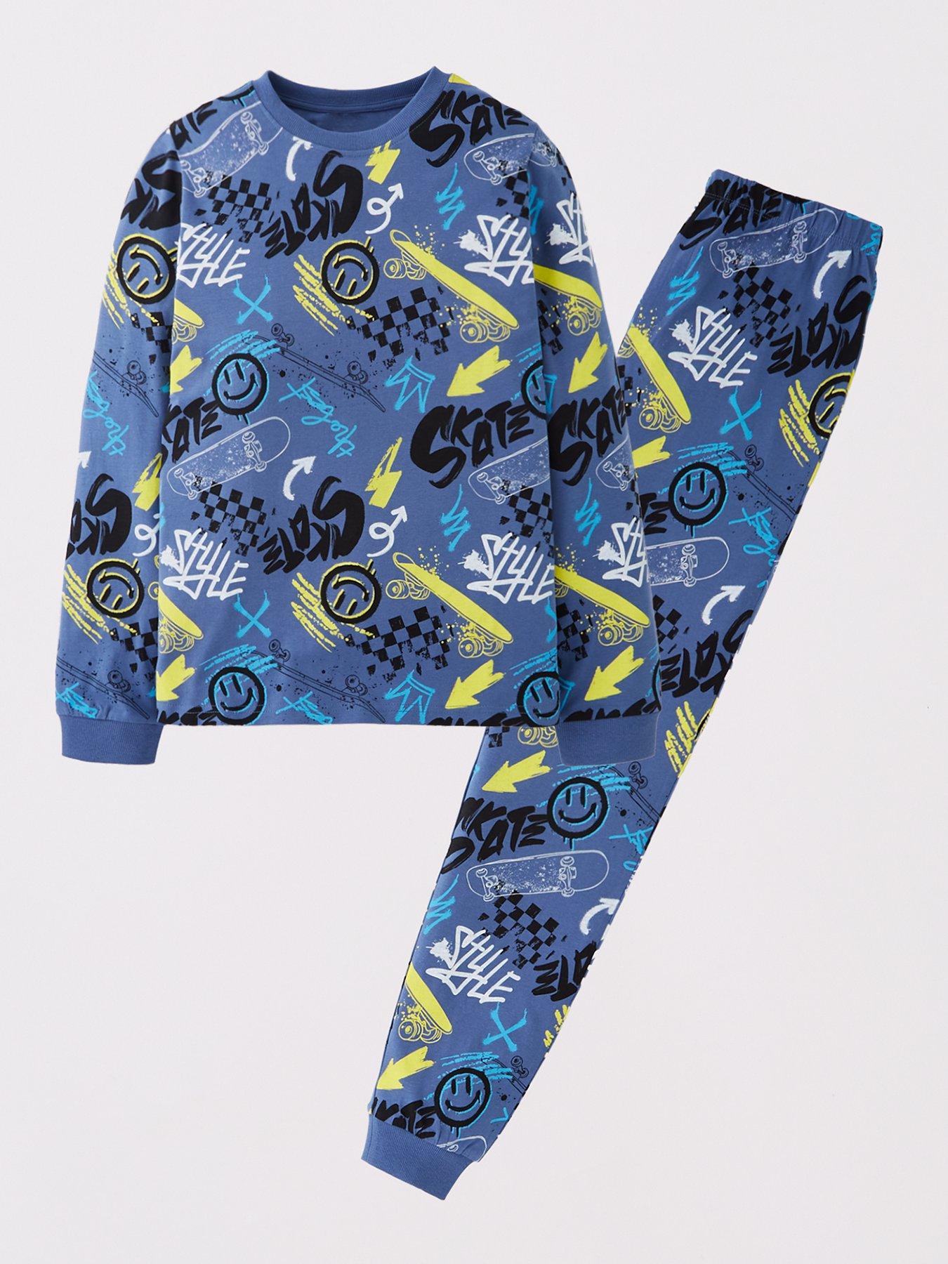 The Very Collection Graffiti All Over Print Pyjama - Multi