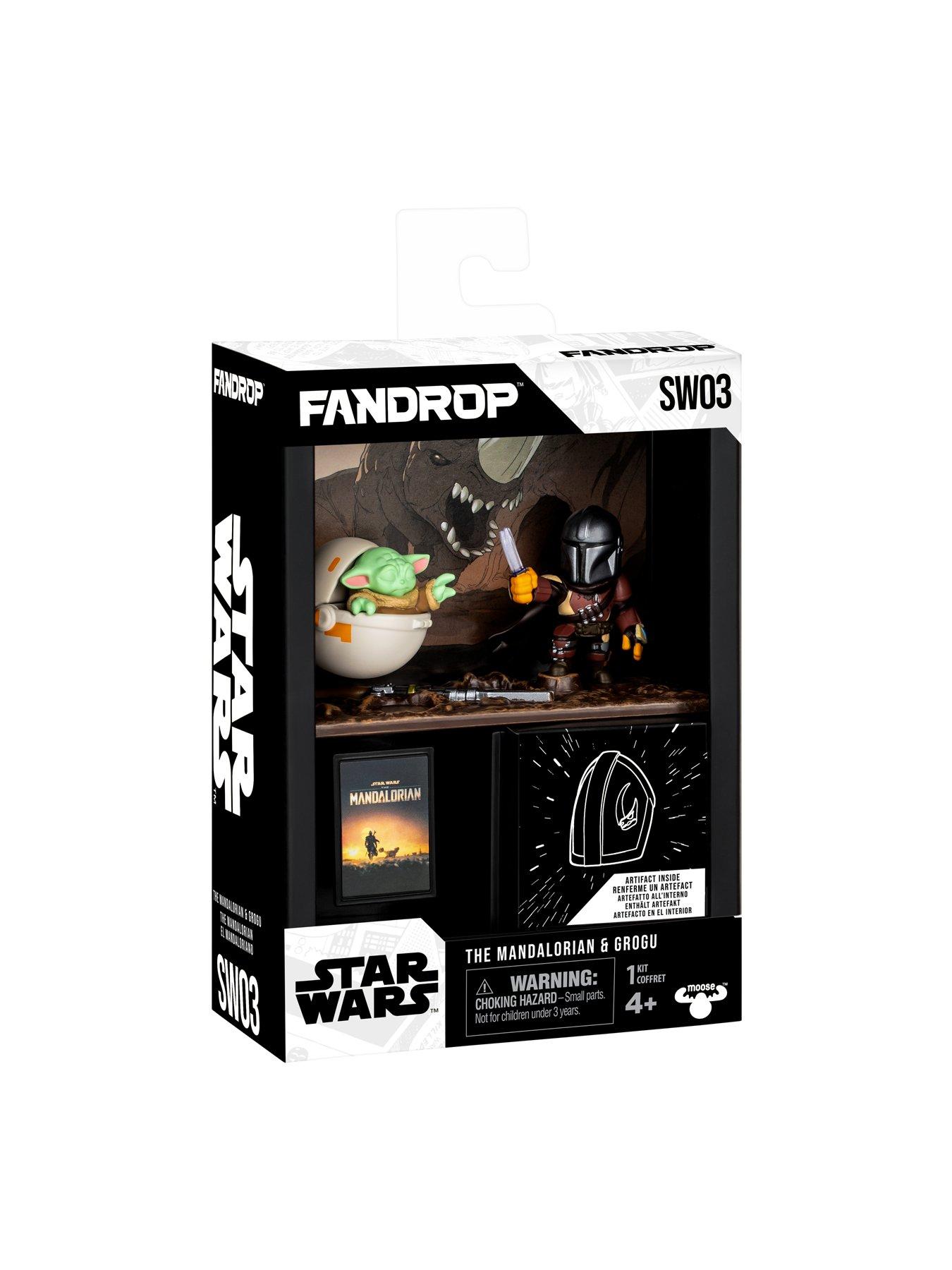  image of fandrop-fandrop-star-wars-the-mandalorian-amp-grogu-collectible-action-figures