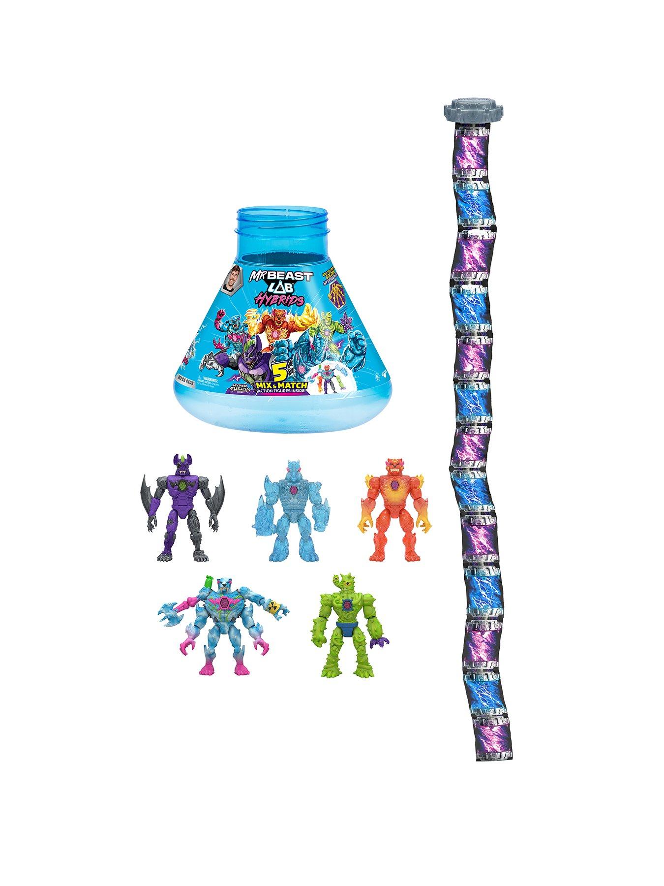 undefined Mrbeast Lab Hybrids 5 Mix & Match Figures Mega Pack