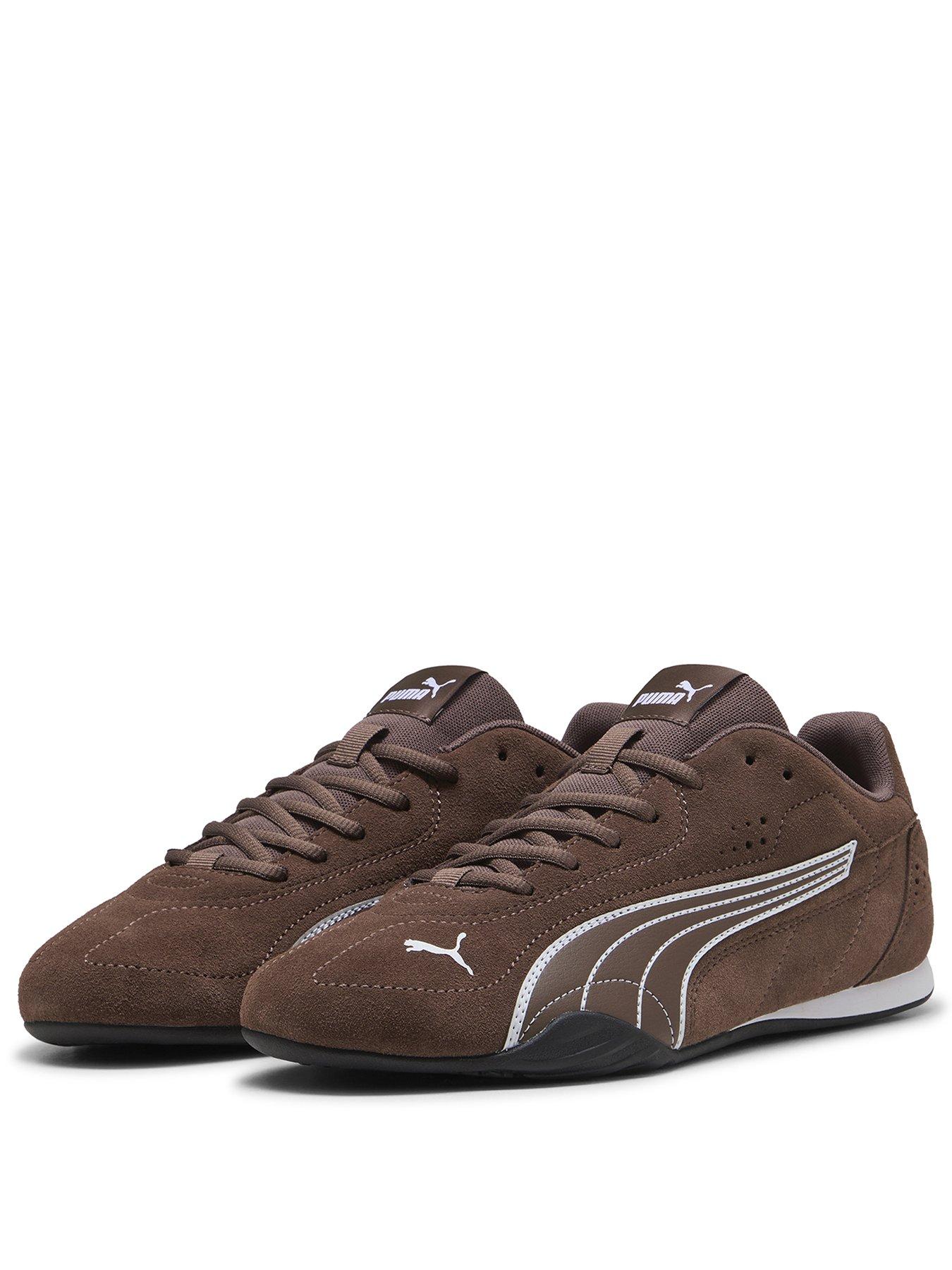 stillFront image of puma-unisex-catch-sd-trainers-brown