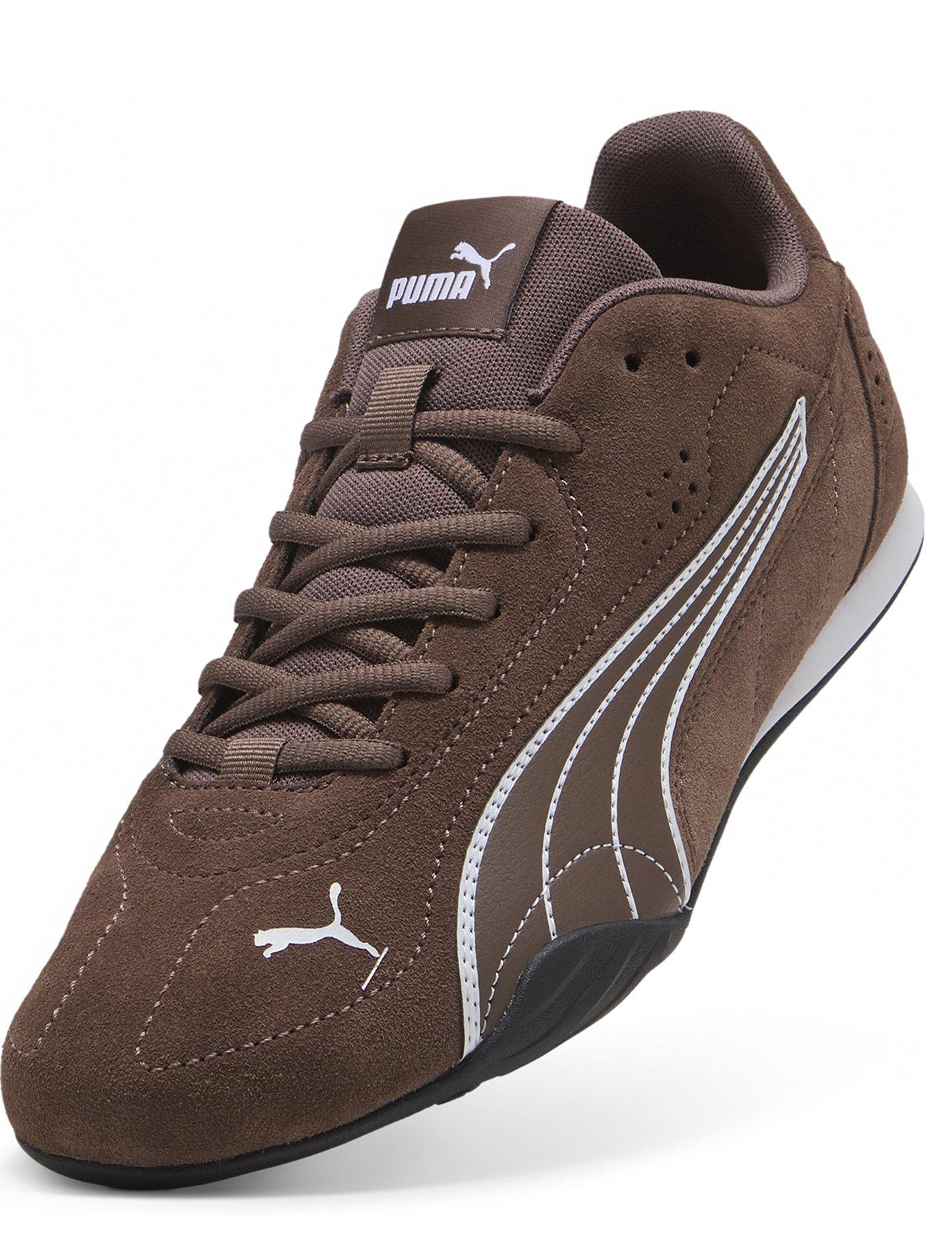  image of puma-unisex-catch-sd-trainers-brown