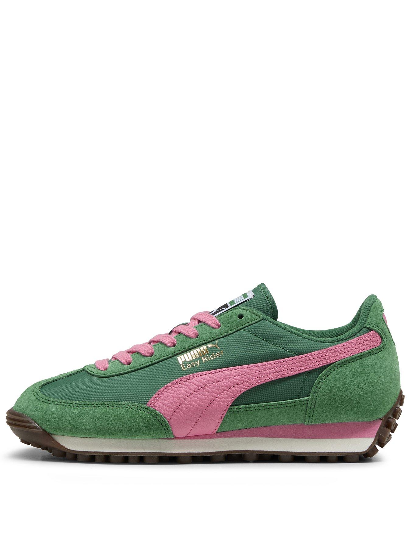  image of puma-womens-easy-rider-vintage-trainers-green