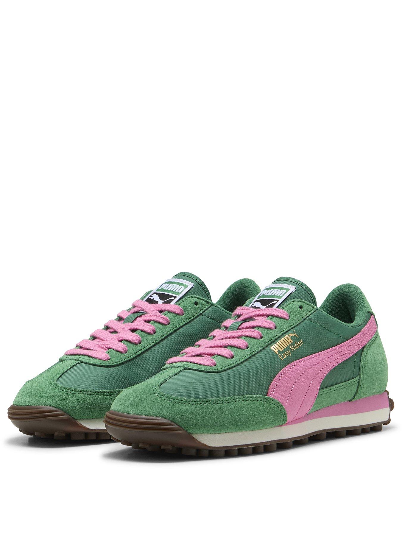  image of puma-womens-easy-rider-vintage-trainers-green