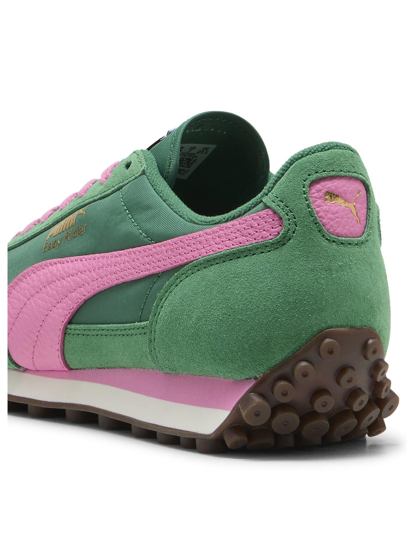  image of puma-womens-easy-rider-vintage-trainers-green