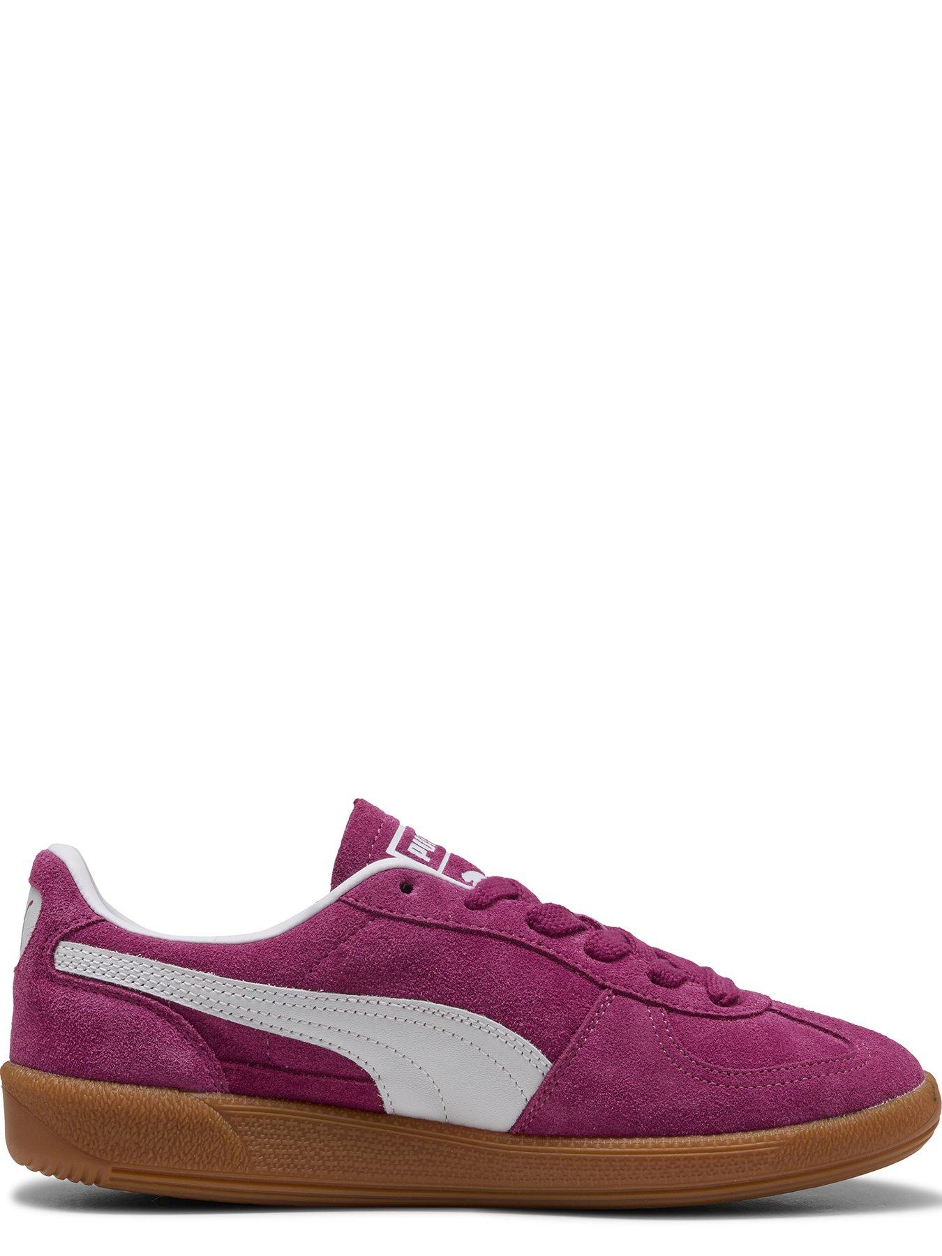  image of puma-womens-palermo-trainers-red