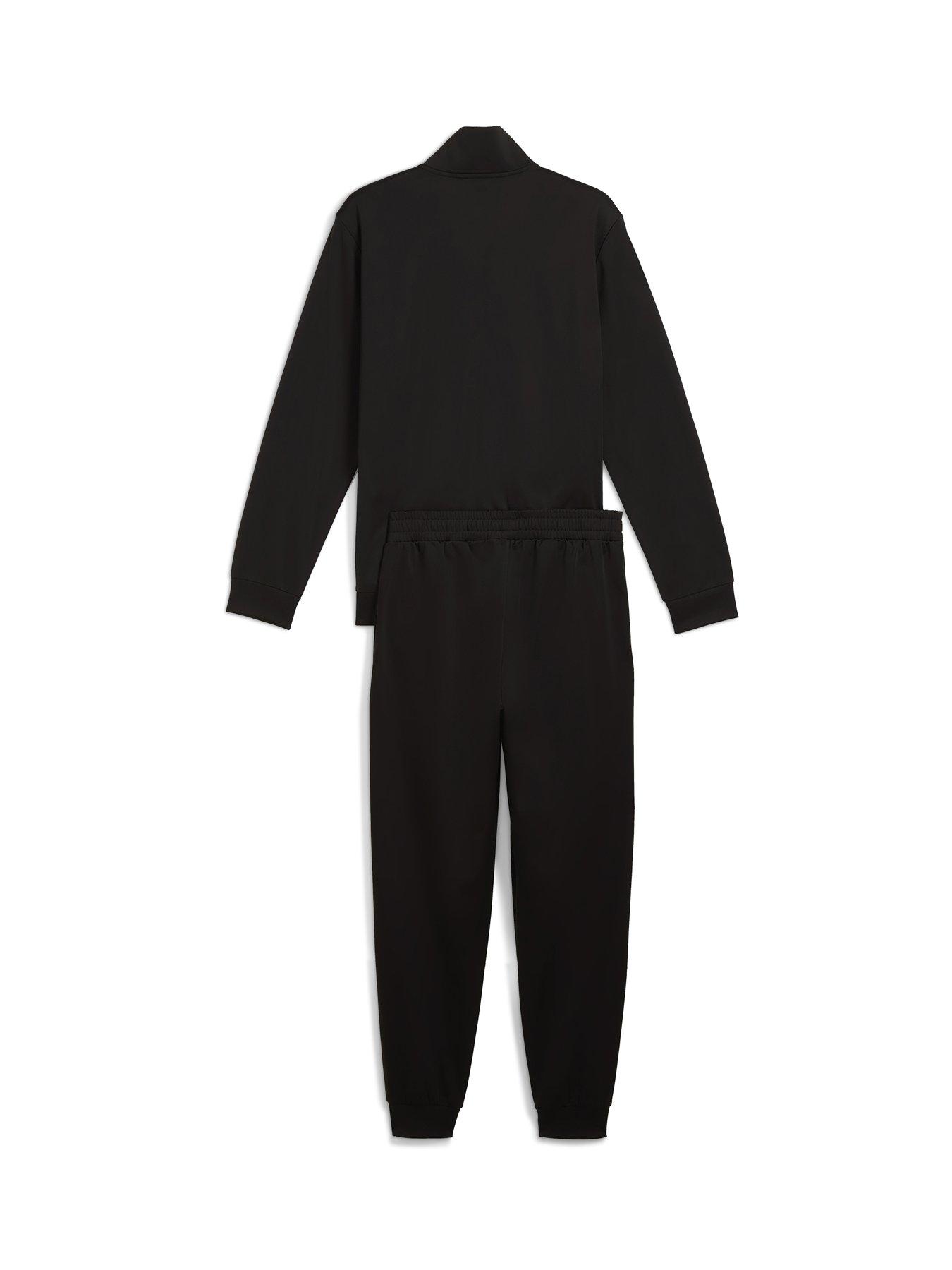 Image 6 of 6 of Puma Mens Poly Colorblock Suit - Black