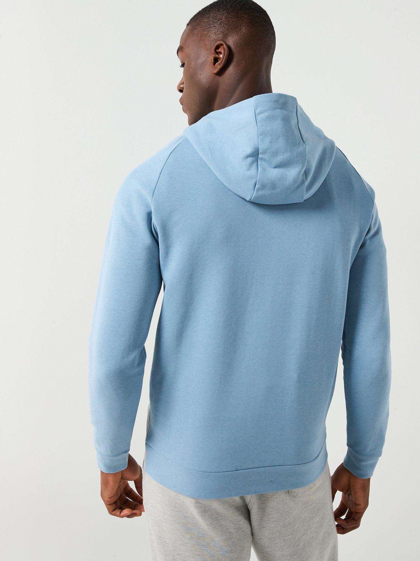 Image 2 of 6 of Puma Mens Pumatech Half Zip Hoodie - Blue