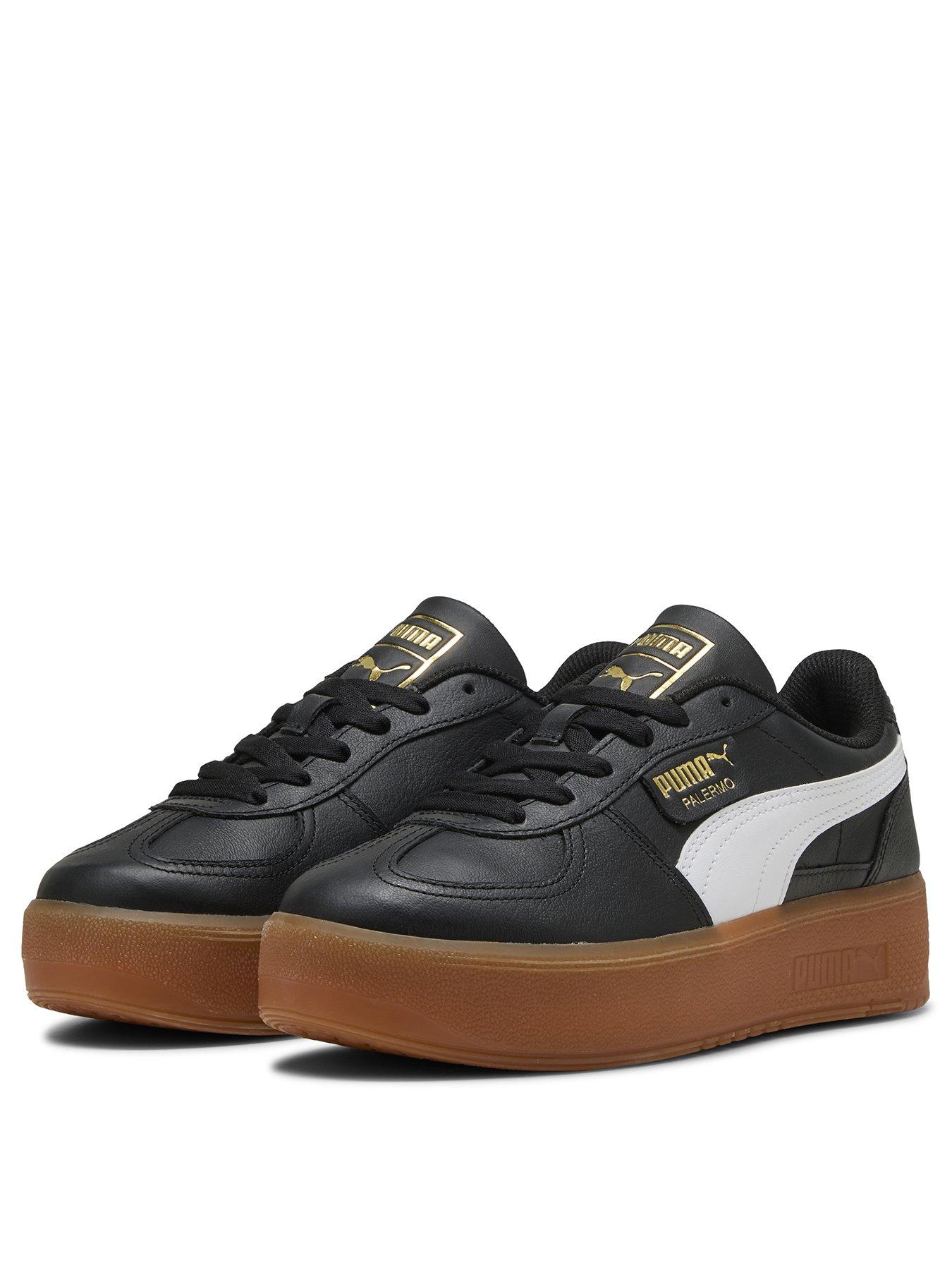 stillFront image of puma-womens-palermo-elevata-trainers-black