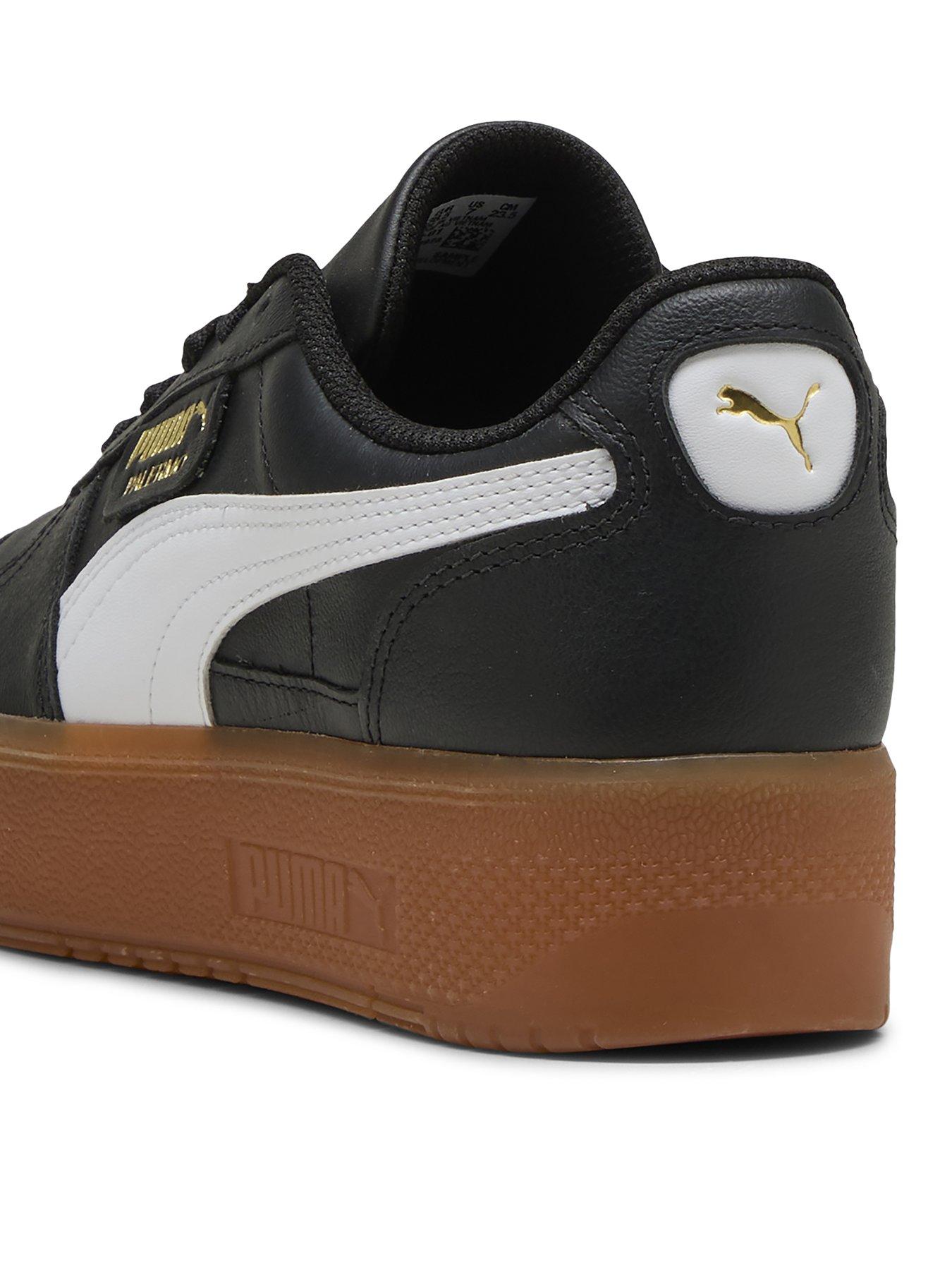  image of puma-womens-palermo-elevata-trainers-black