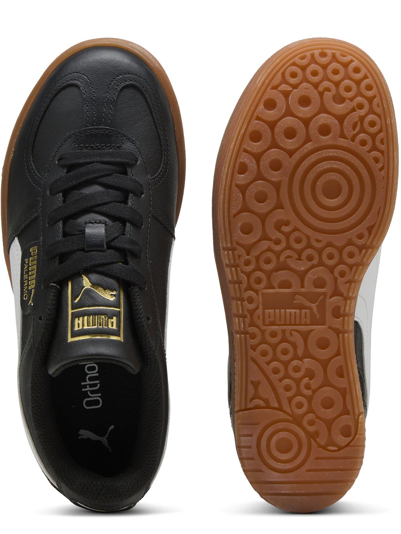  image of puma-womens-palermo-elevata-trainers-black