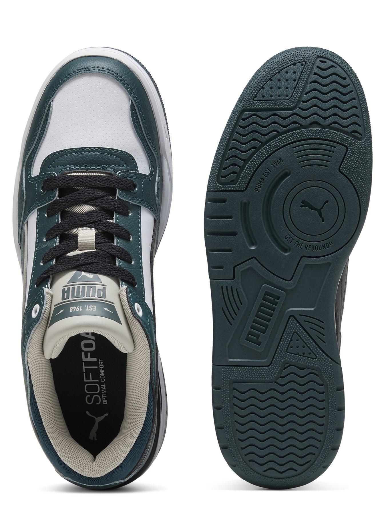 Image 4 of 6 of Puma Men's Rebound Retro Trainers -white