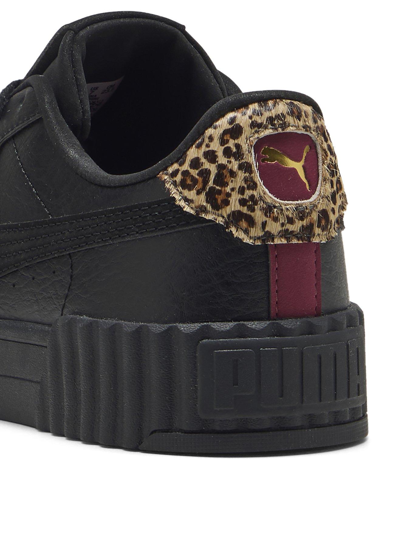  image of puma-womens-carina-30-animal-flair-trainers-black