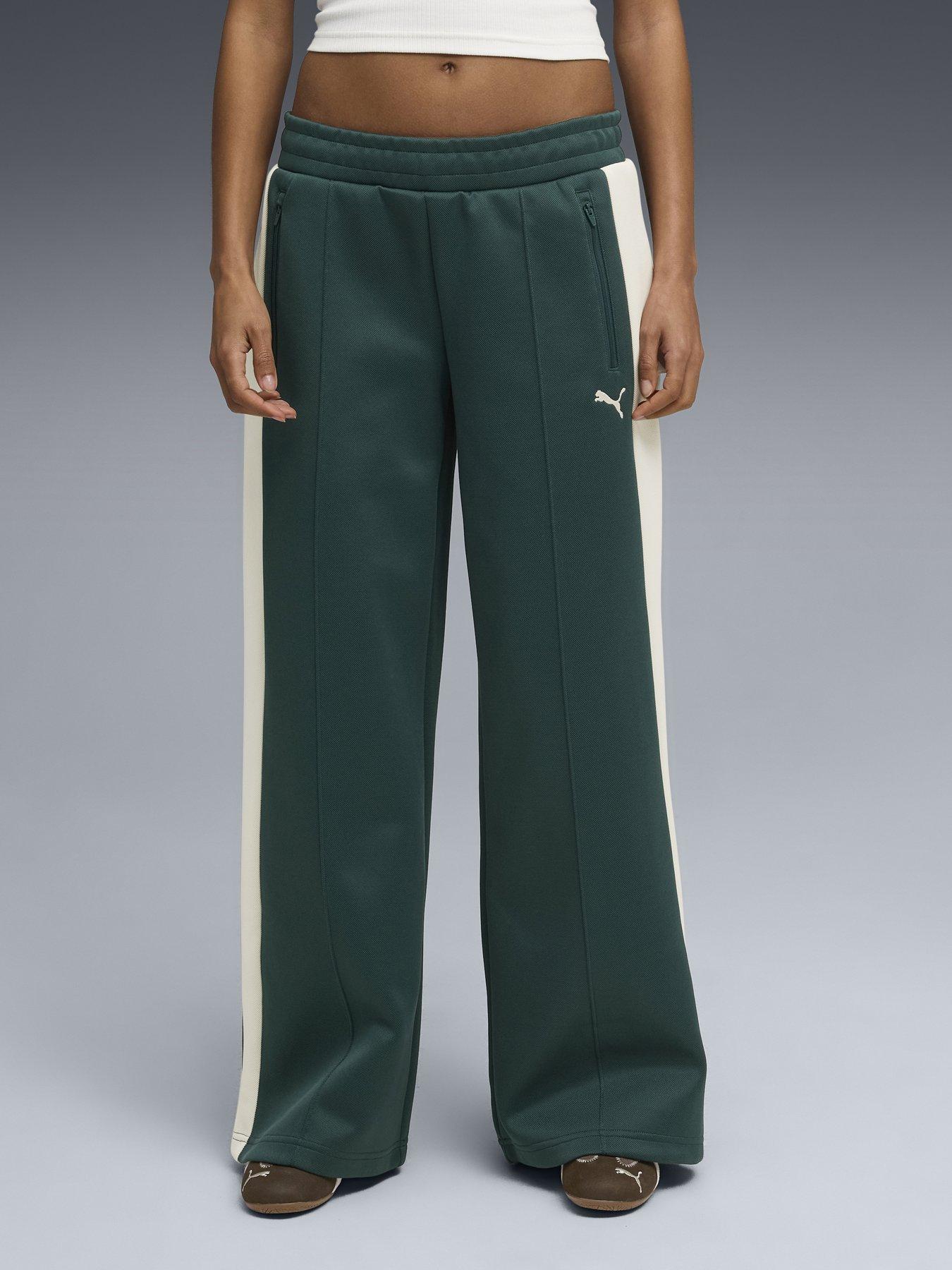 Puma T7 Low Rise Track Pants -green