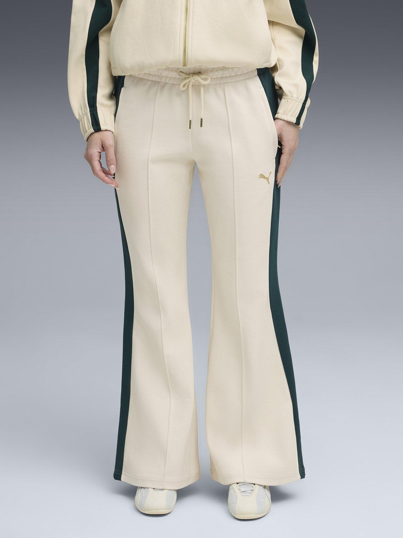 undefined T7  Flared Pants -cream