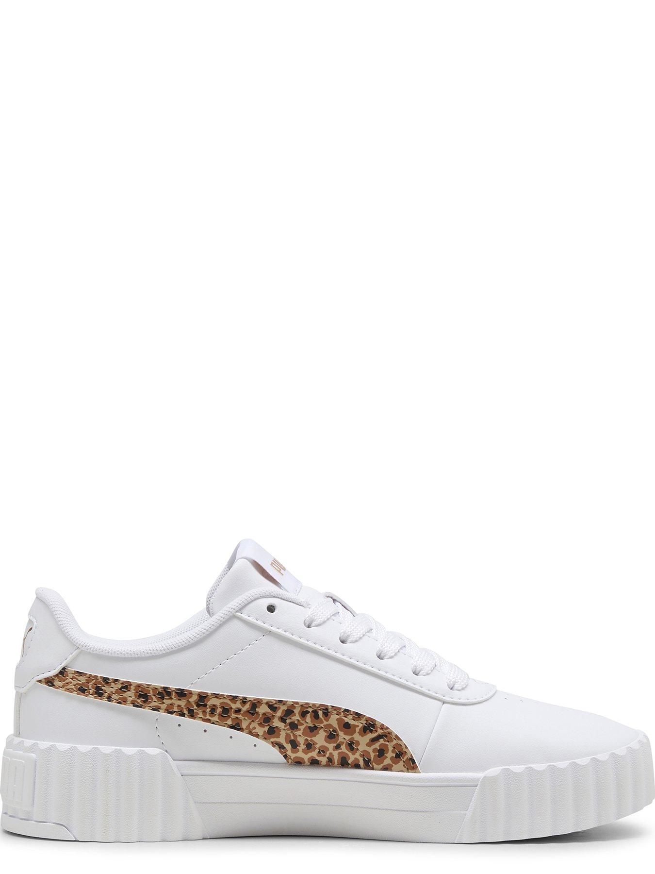 Image 4 of 6 of Puma Junior Girls Carina 30 Animal - White