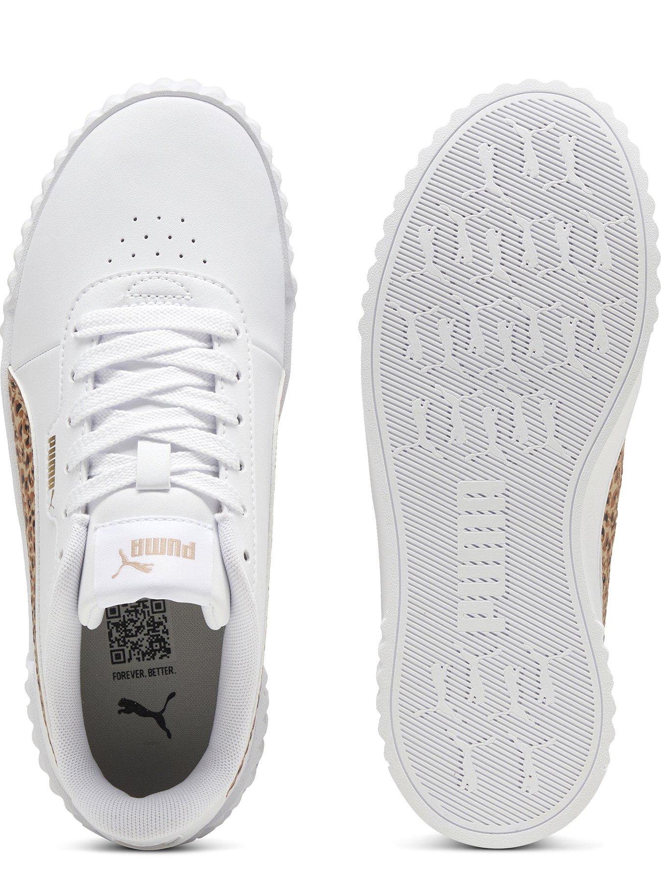 Image 5 of 6 of Puma Junior Girls Carina 30 Animal - White