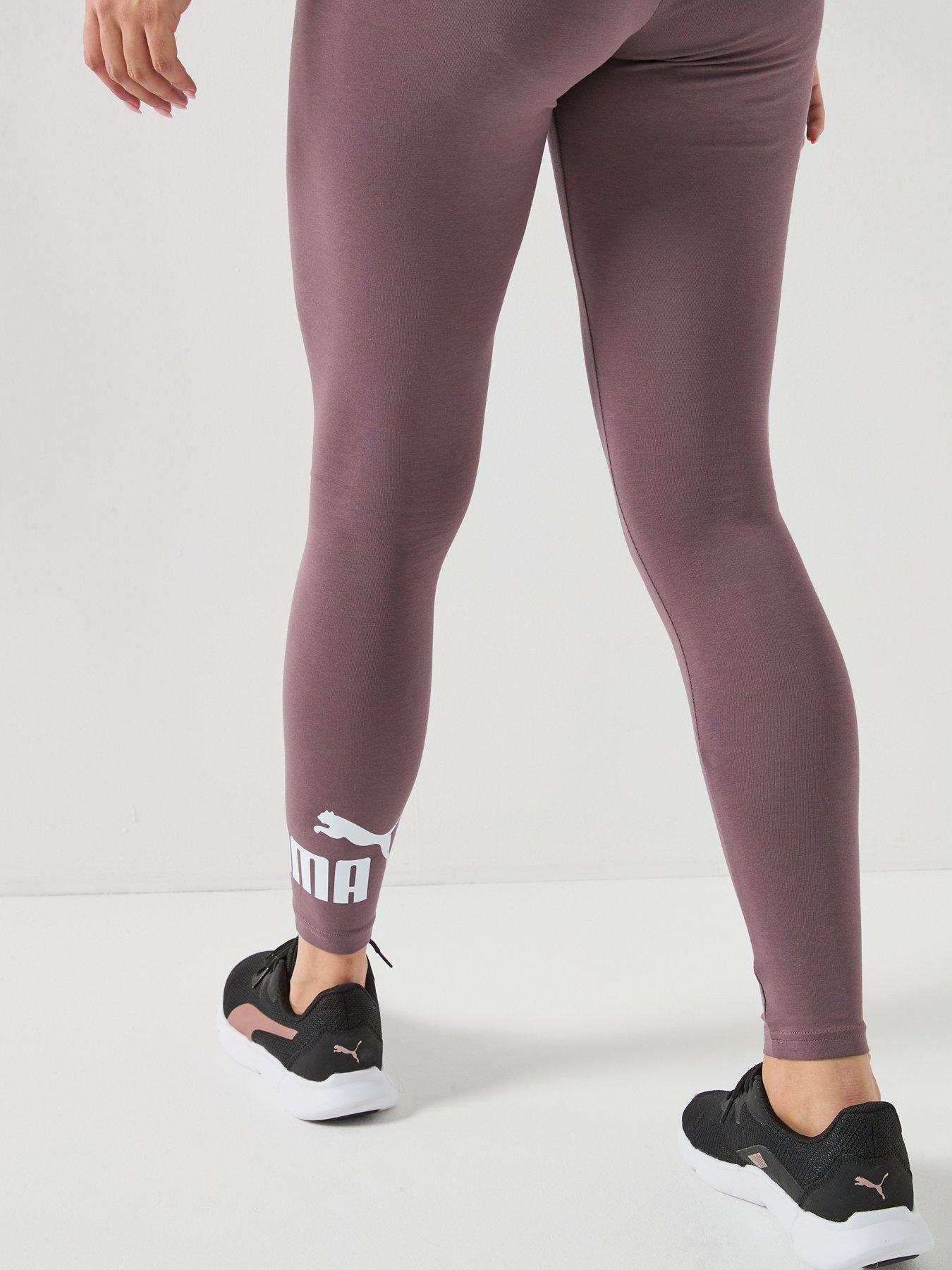 Image 4 of 5 of Puma Ess No 1 Logo Leggings - Red