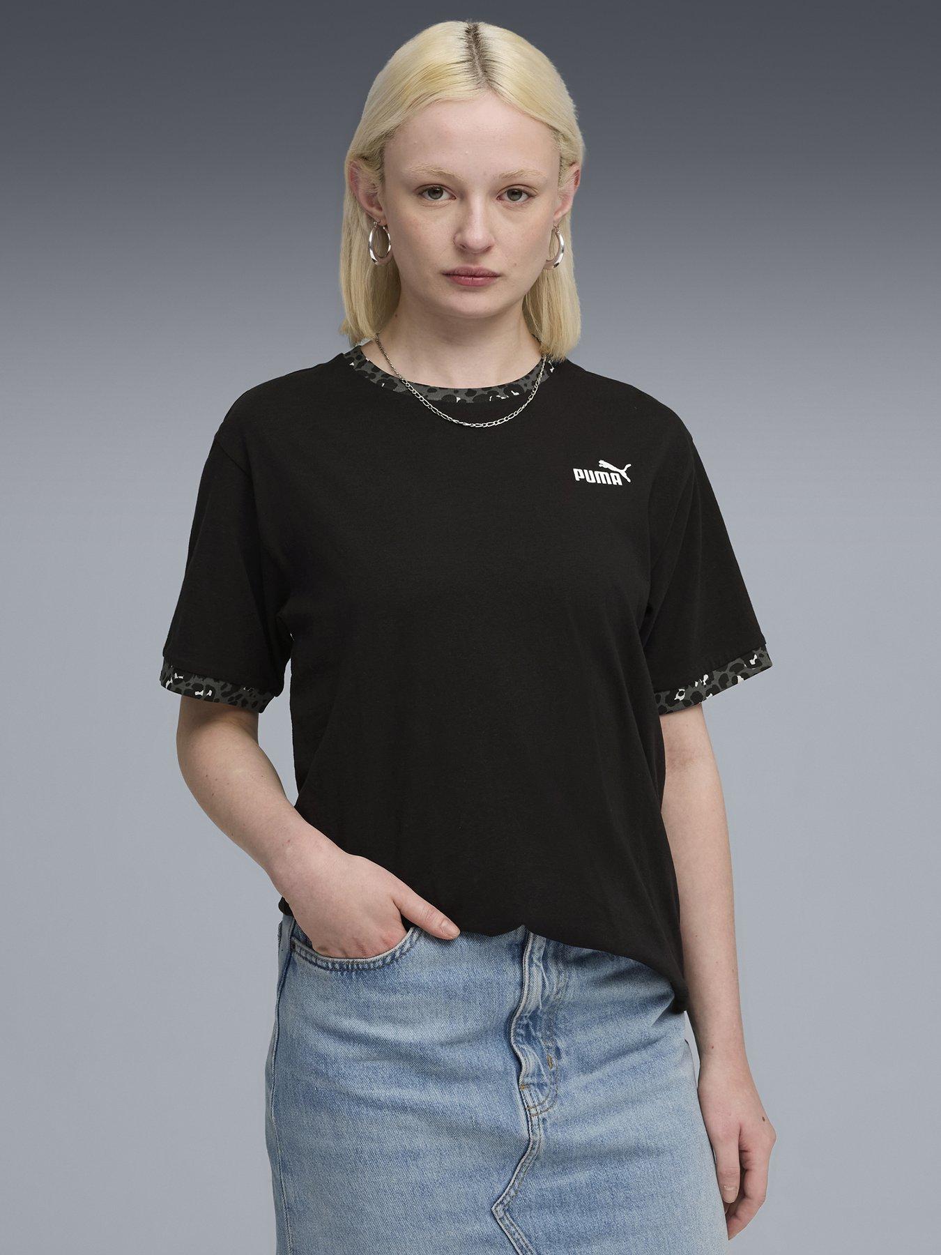 Puma Essential Graphic Animal Relaxed T-Shirt - Black