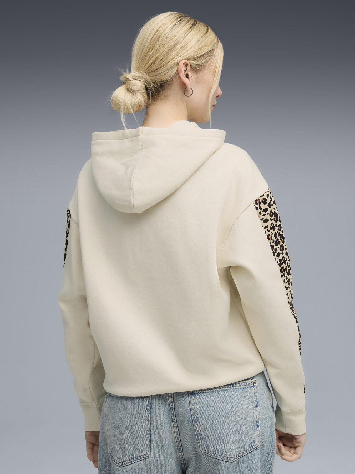 Image 2 of 5 of Puma Essentials Graphic Animal Comfort Hoodie - Cream