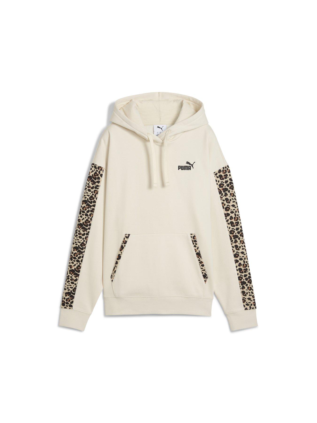 Image 4 of 5 of Puma Essentials Graphic Animal Comfort Hoodie - Cream