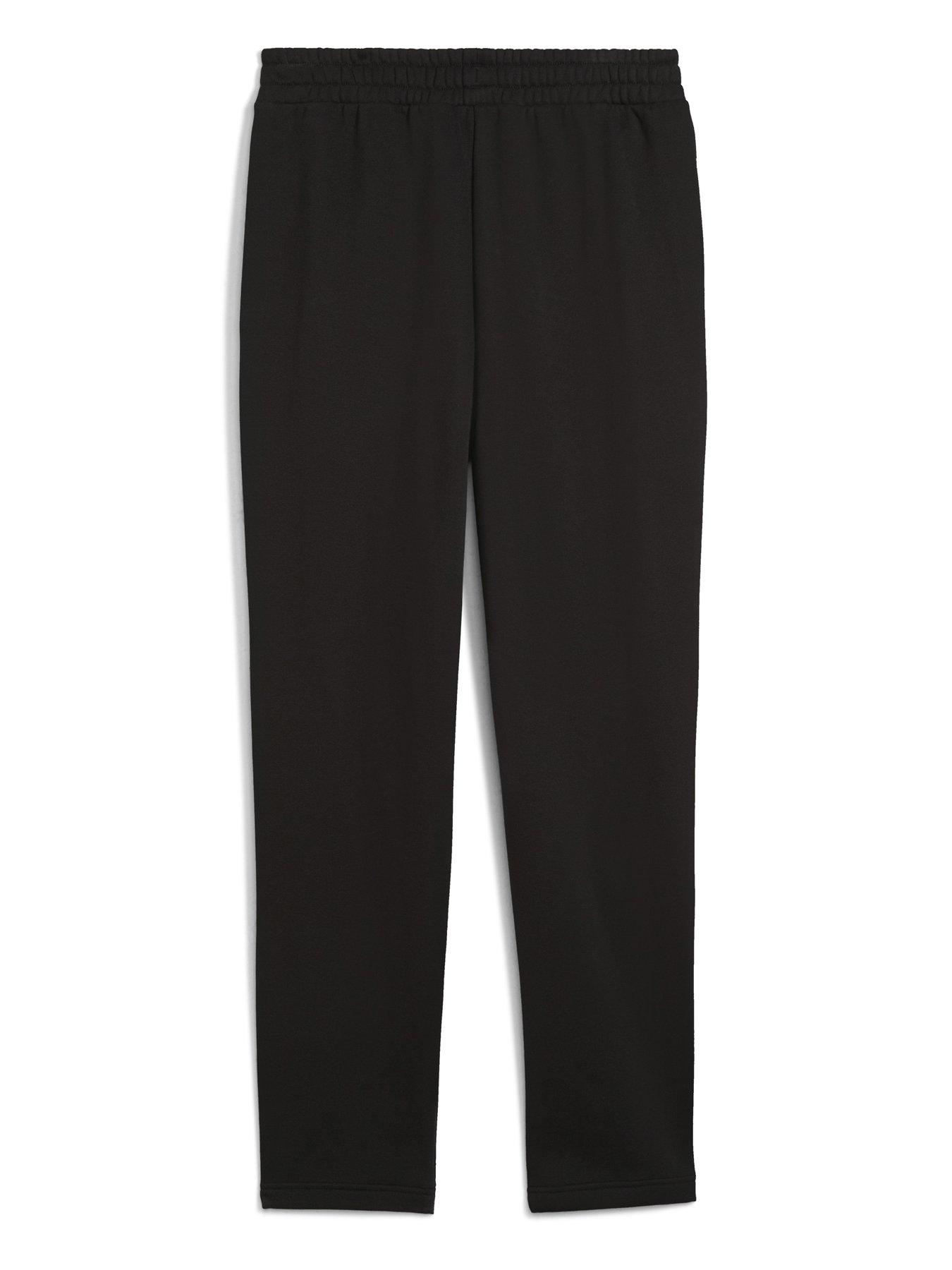  image of puma-mens-essentials-no-1-logo-sweatpants-fleece-black