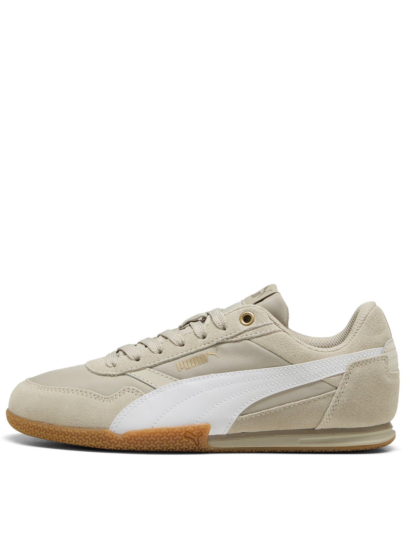  image of puma-womens-bella-donna-nylon-trainers-beige
