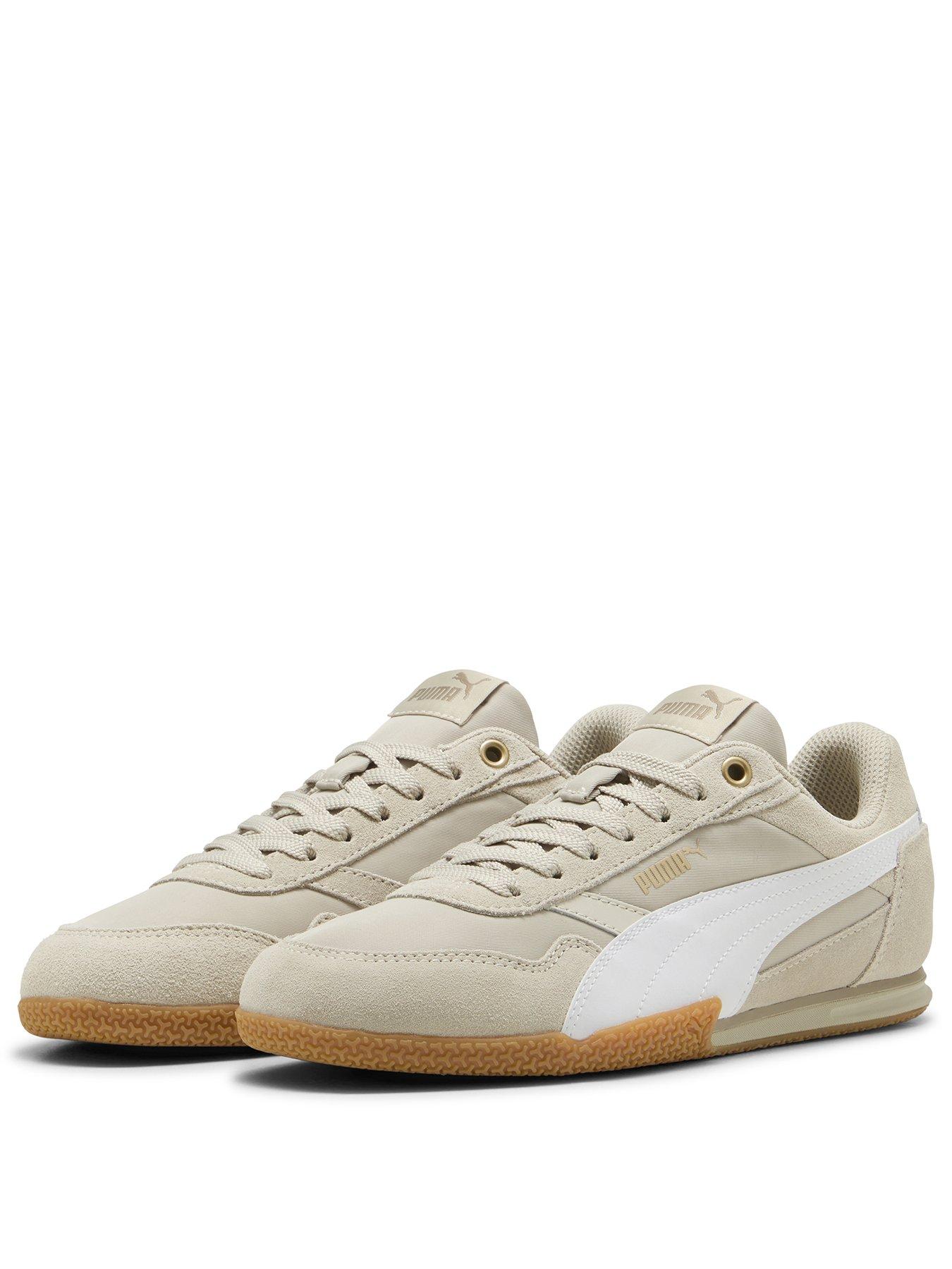  image of puma-womens-bella-donna-nylon-trainers-beige
