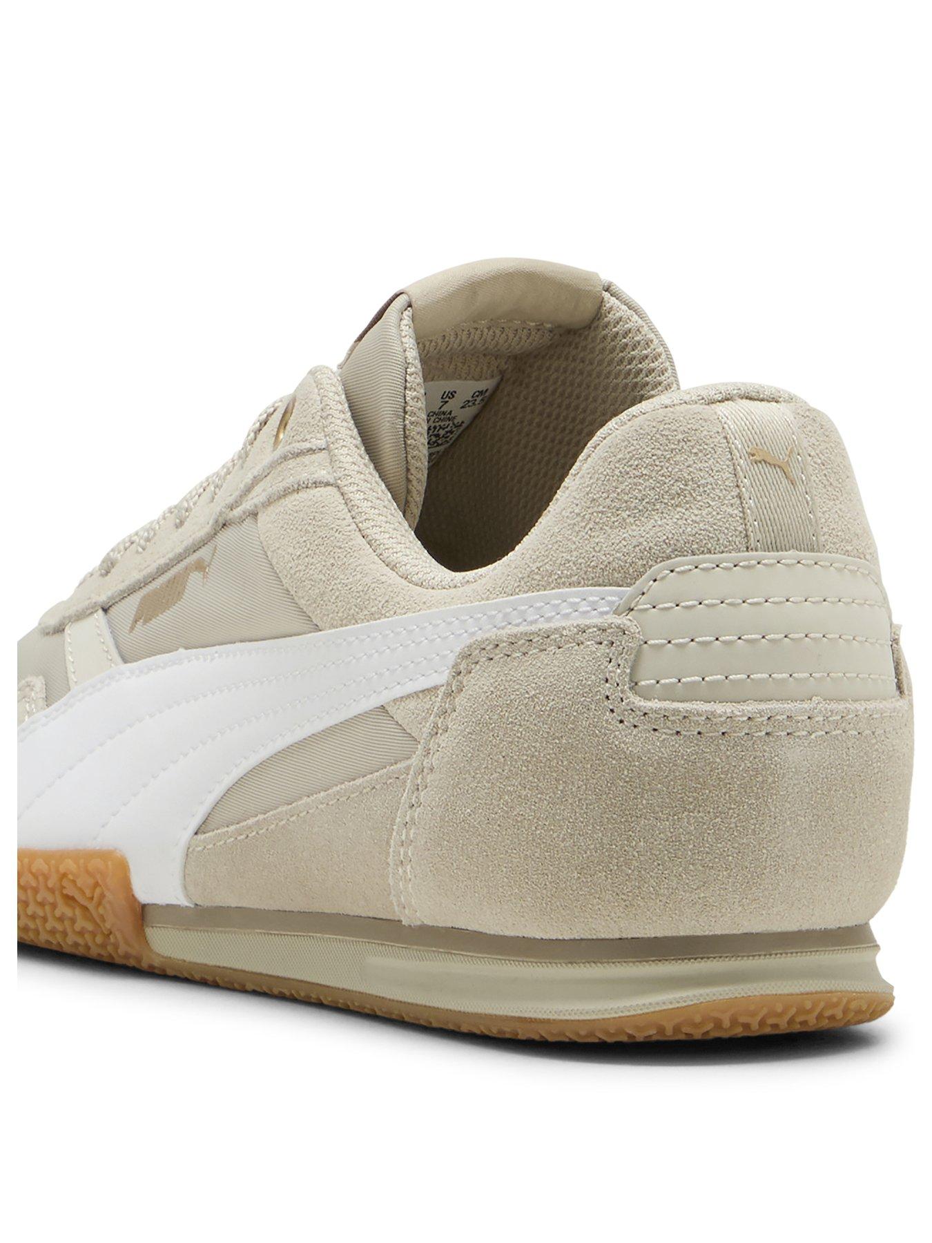  image of puma-womens-bella-donna-nylon-trainers-beige