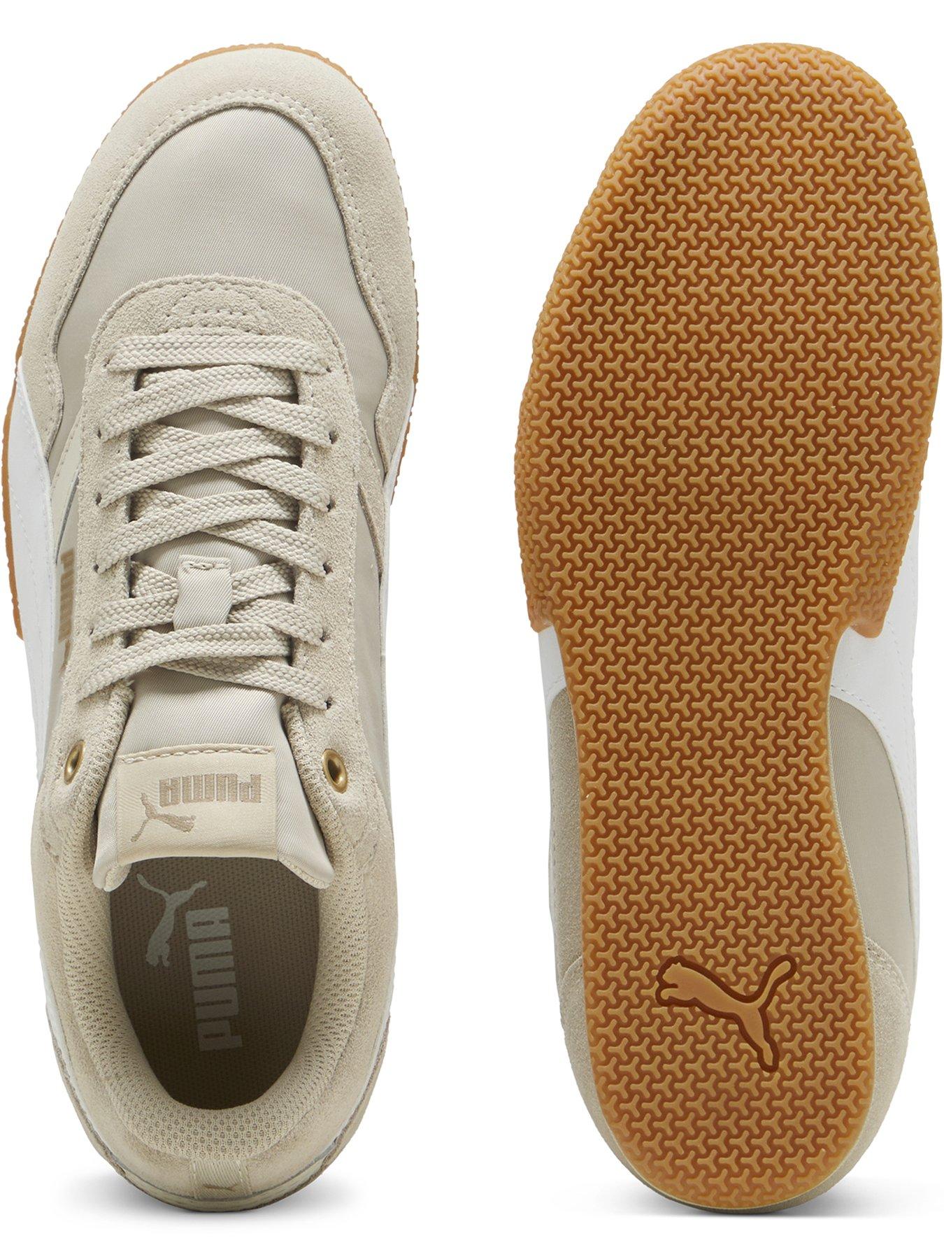  image of puma-womens-bella-donna-nylon-trainers-beige