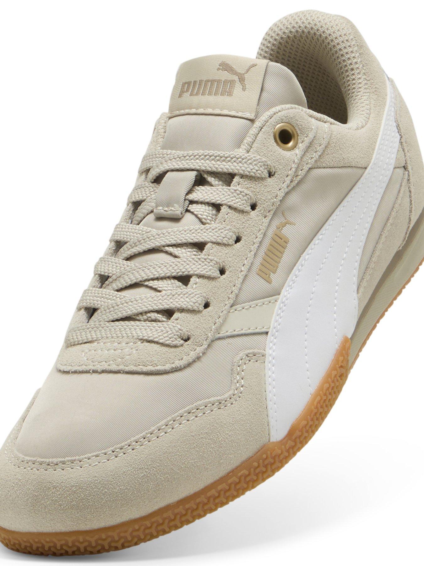  image of puma-womens-bella-donna-nylon-trainers-beige